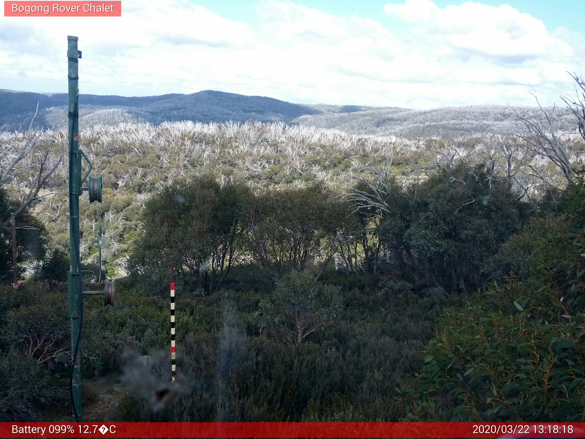 Bogong Web Cam 1:18pm Sunday 22nd of March 2020