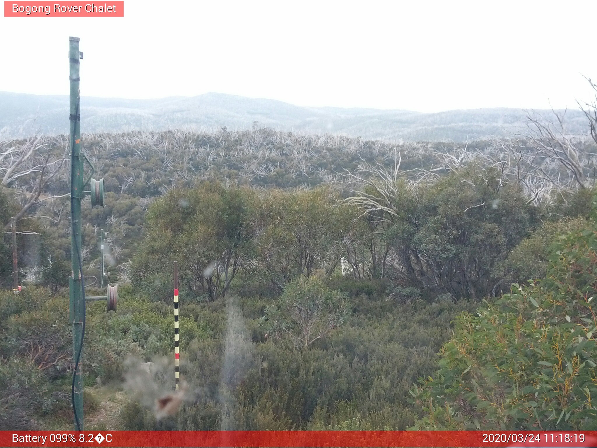 Bogong Web Cam 11:18am Tuesday 24th of March 2020