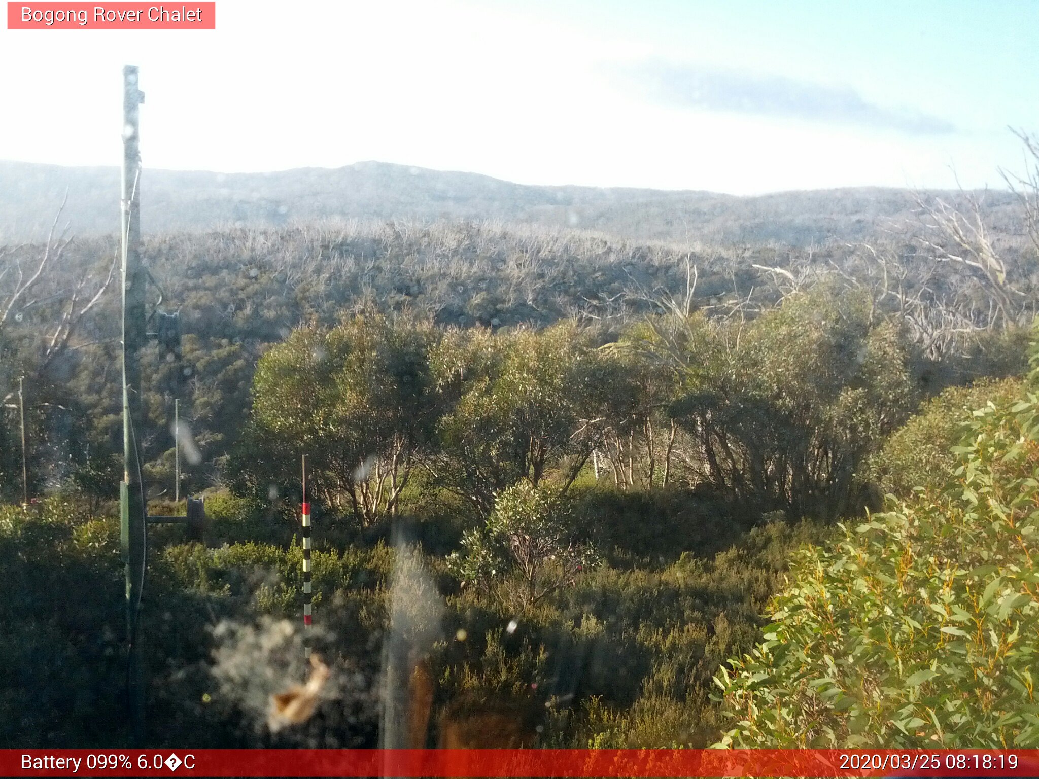 Bogong Web Cam 8:18am Wednesday 25th of March 2020