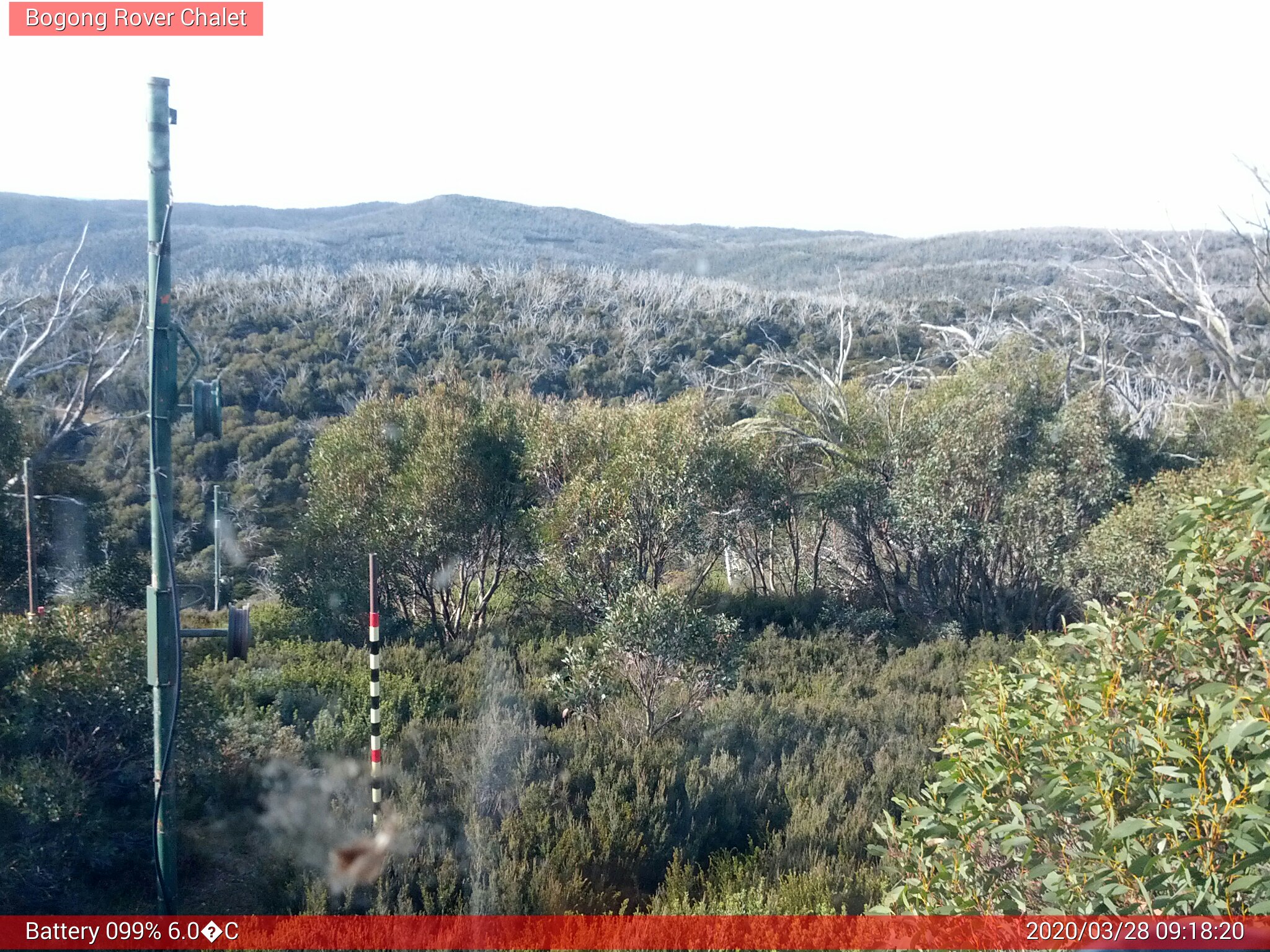 Bogong Web Cam 9:18am Saturday 28th of March 2020