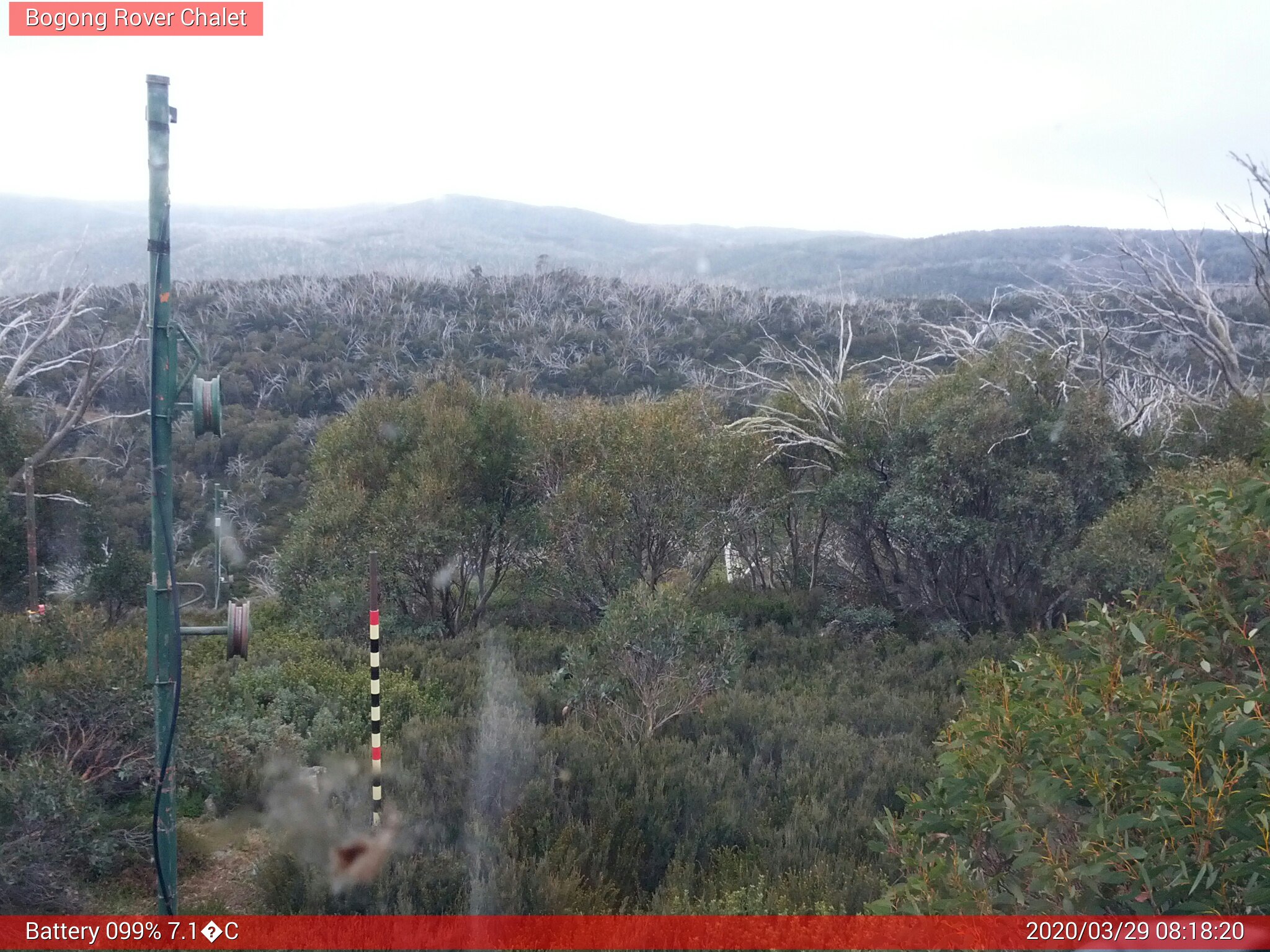 Bogong Web Cam 8:18am Sunday 29th of March 2020