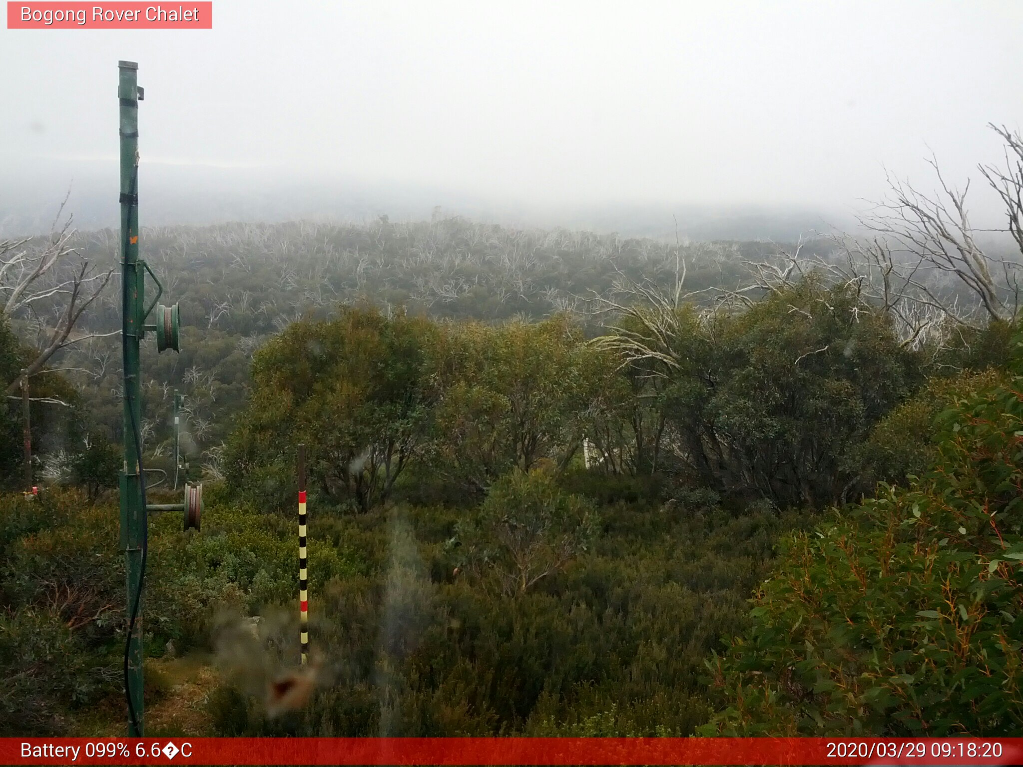 Bogong Web Cam 9:18am Sunday 29th of March 2020