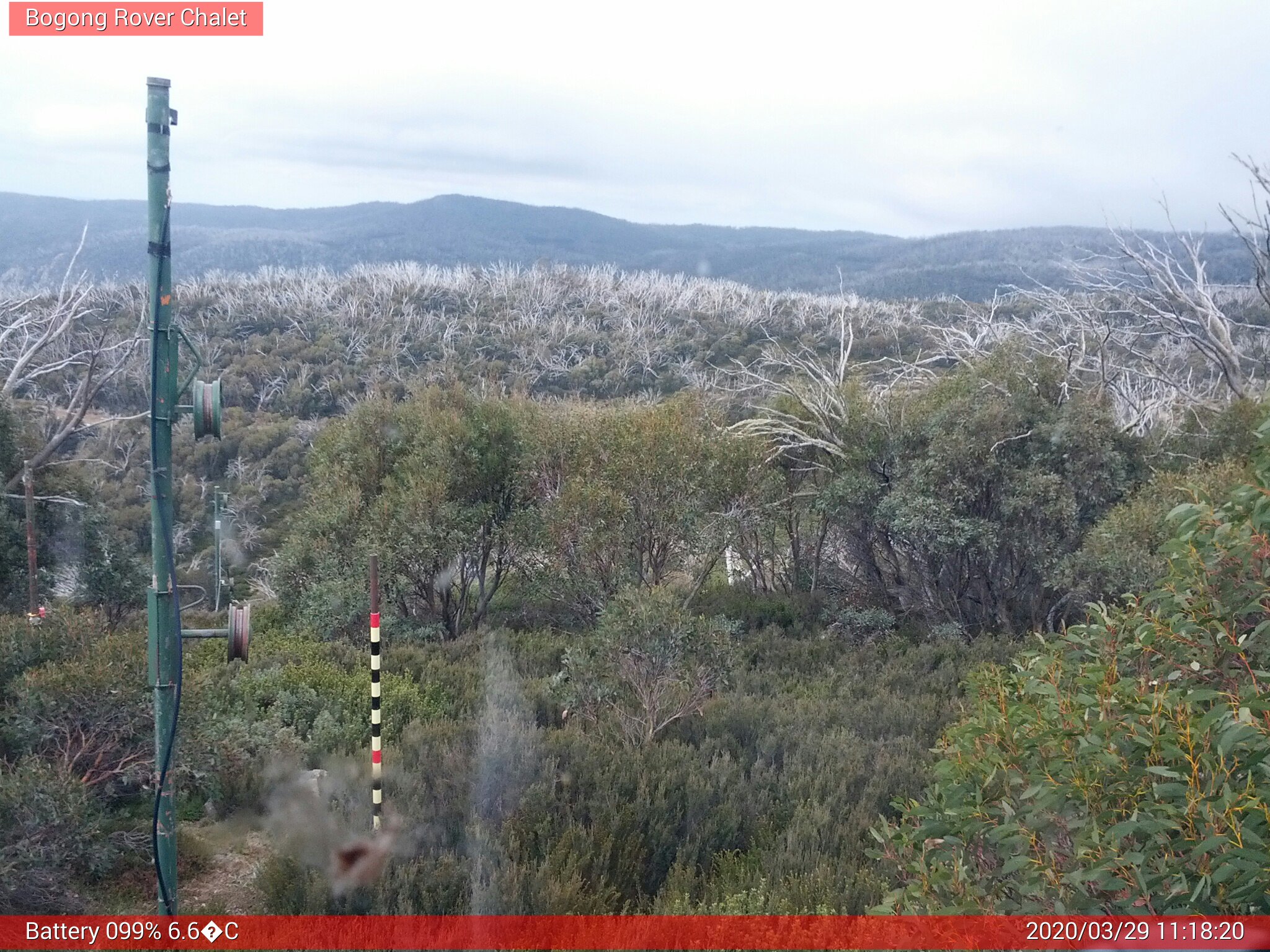 Bogong Web Cam 11:18am Sunday 29th of March 2020