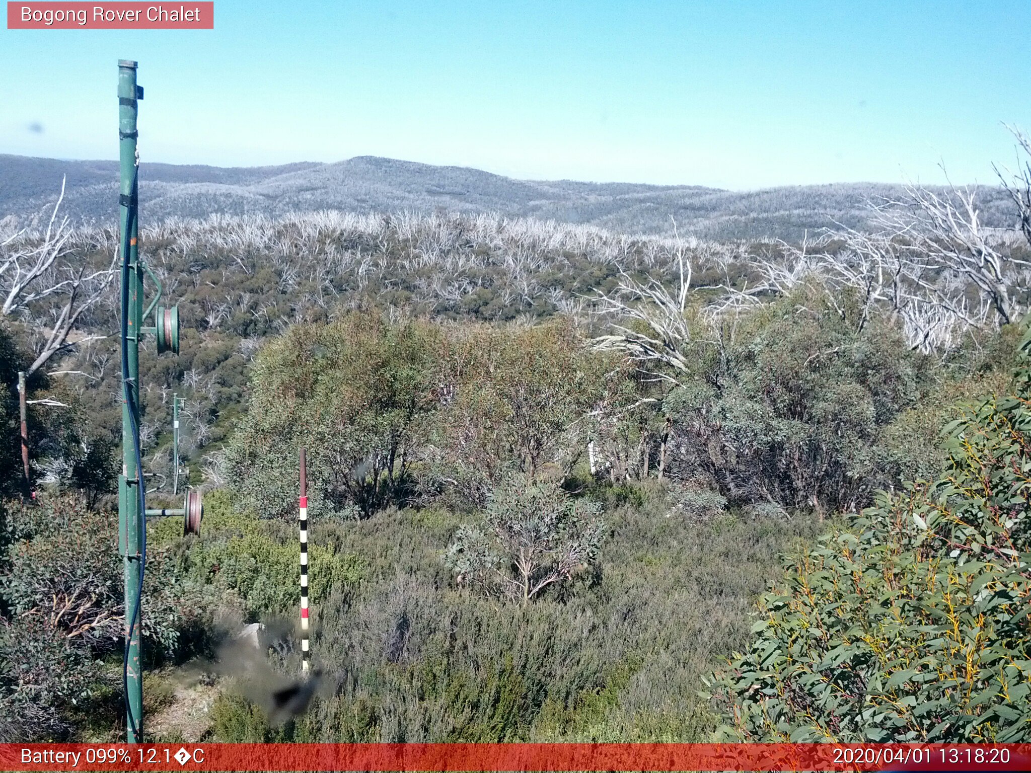 Bogong Web Cam 1:18pm Wednesday 1st of April 2020