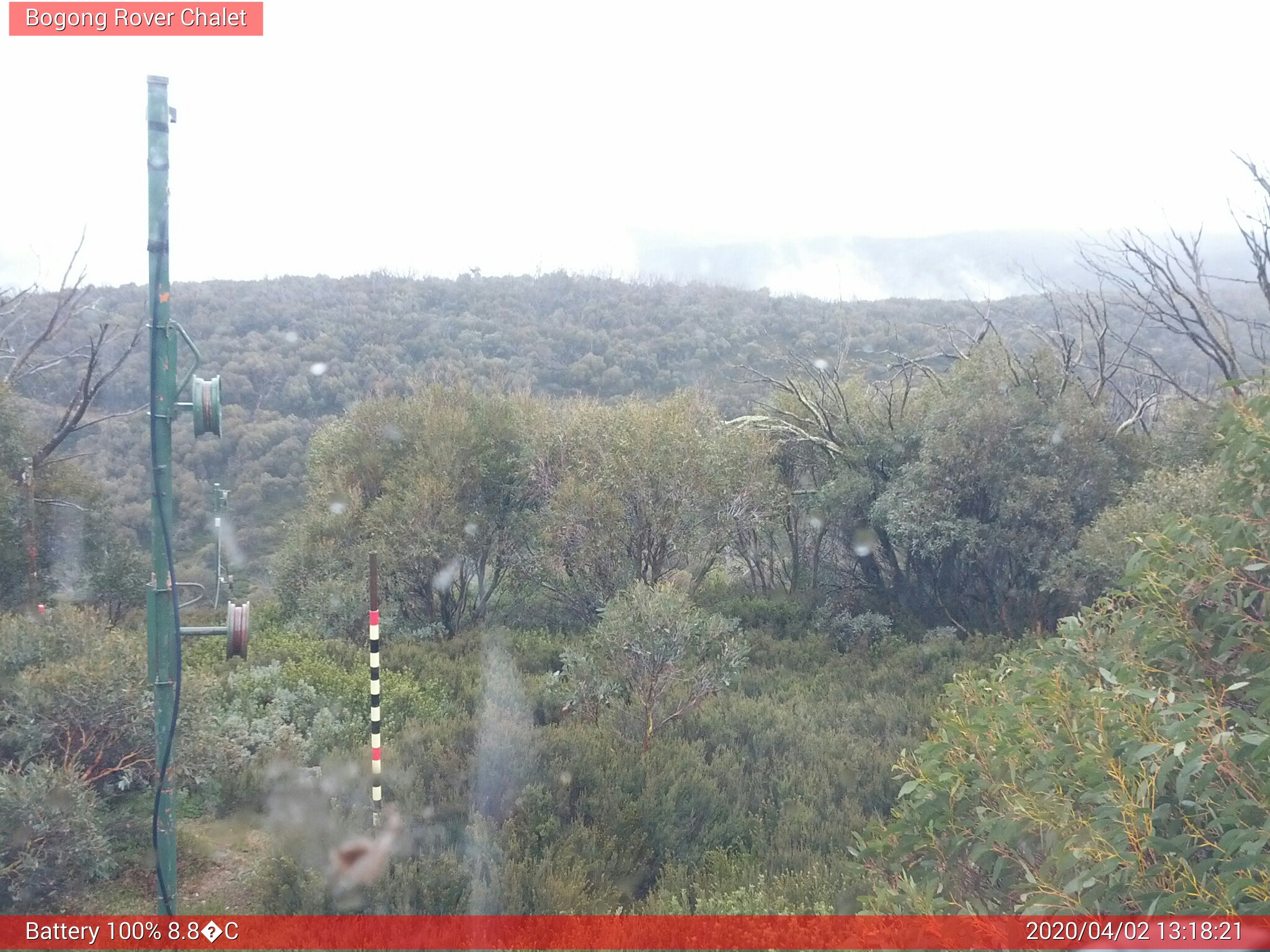 Bogong Web Cam 1:18pm Thursday 2nd of April 2020