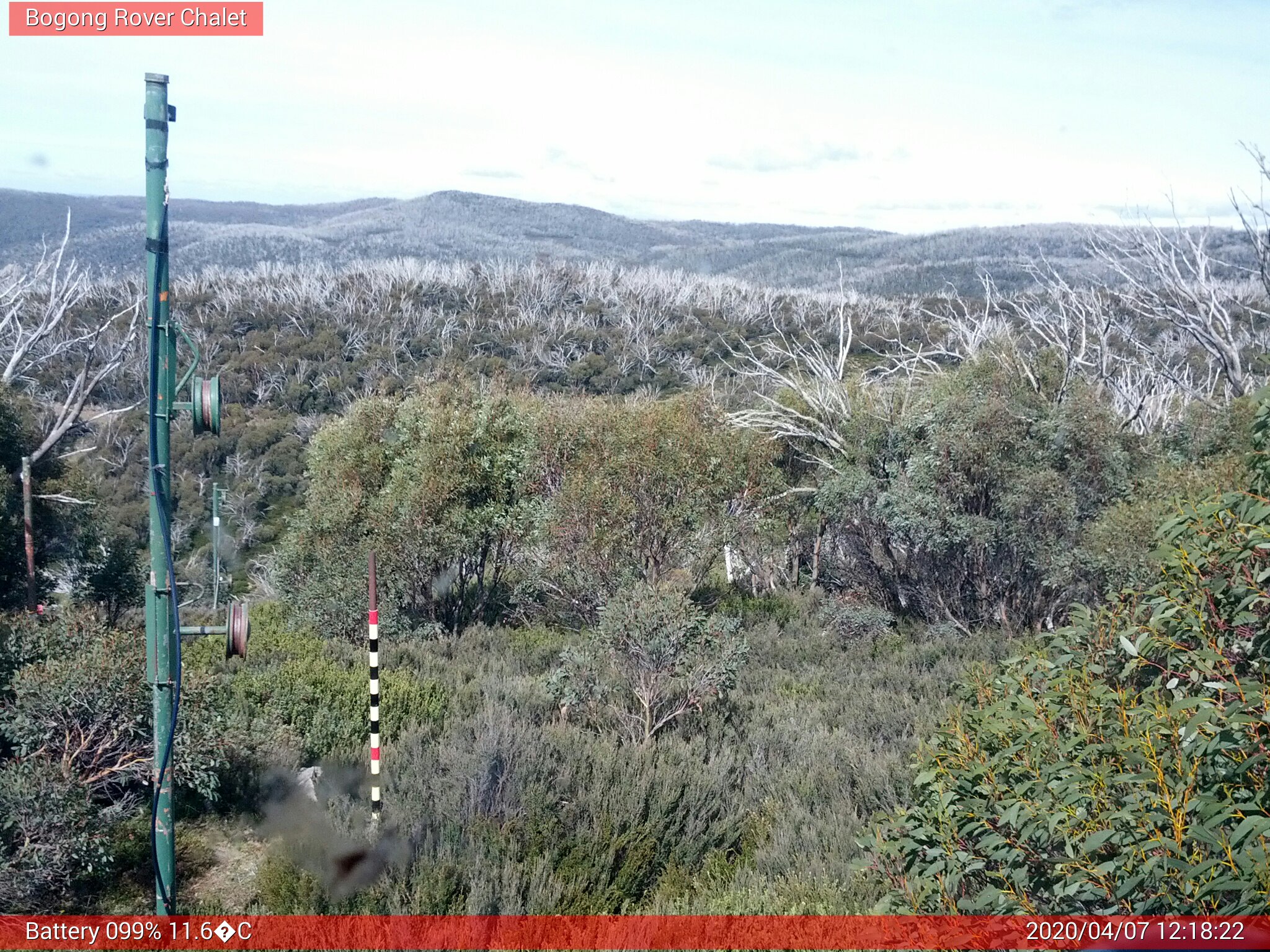 Bogong Web Cam 12:18pm Tuesday 7th of April 2020