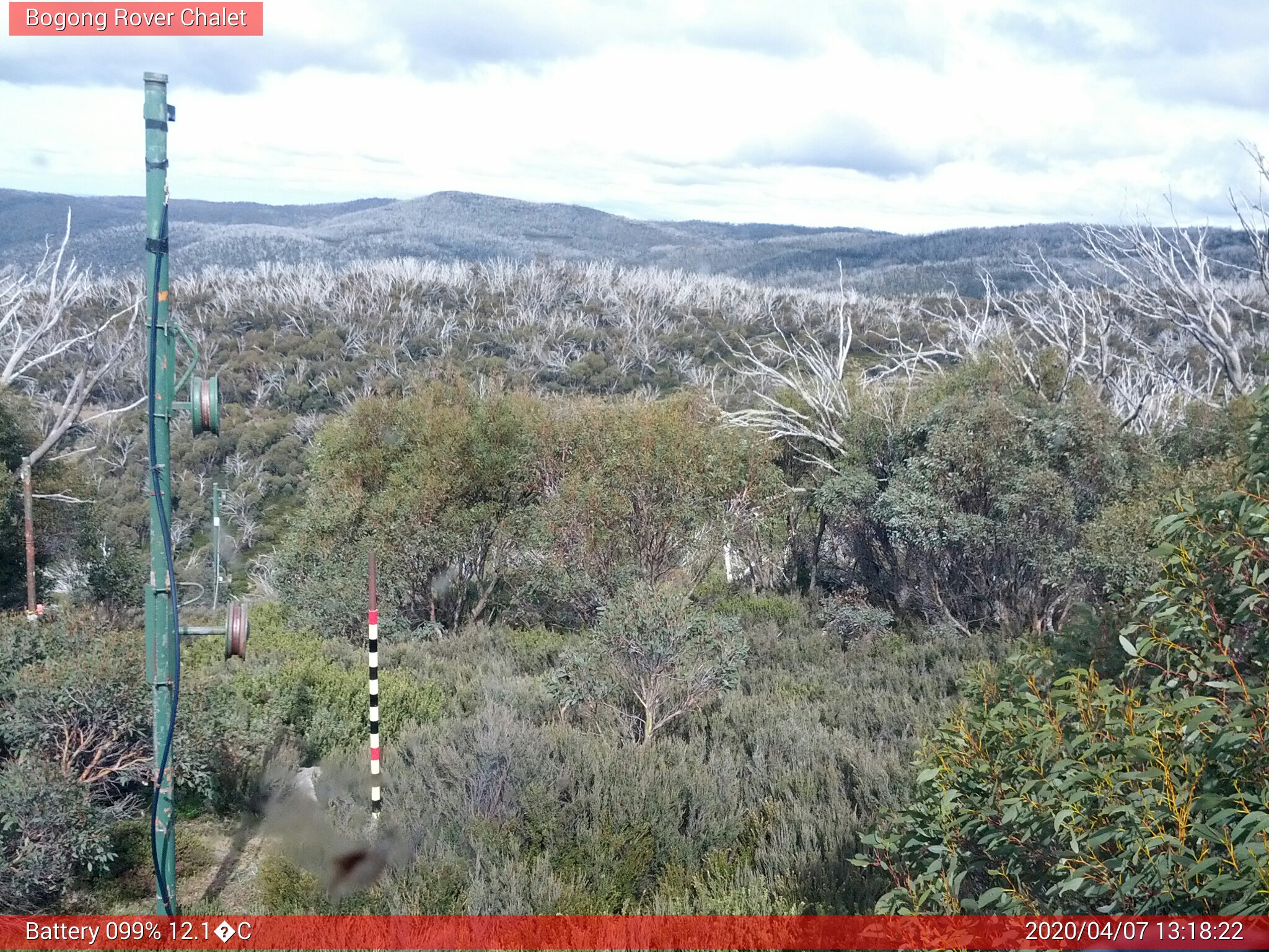 Bogong Web Cam 1:18pm Tuesday 7th of April 2020