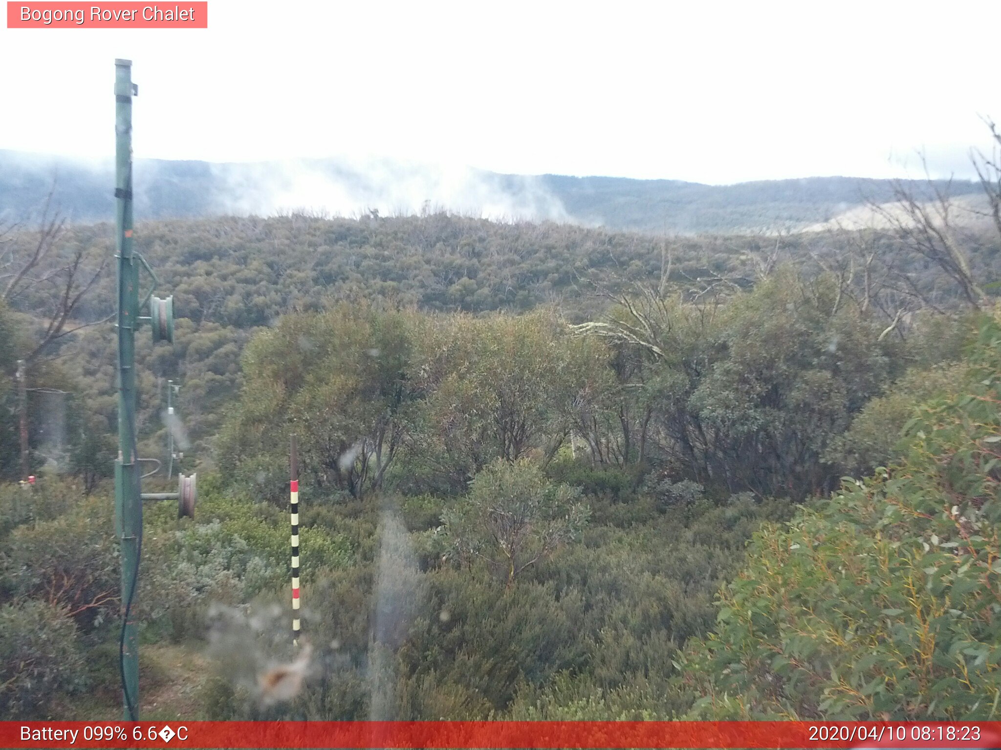 Bogong Web Cam 8:18am Friday 10th of April 2020