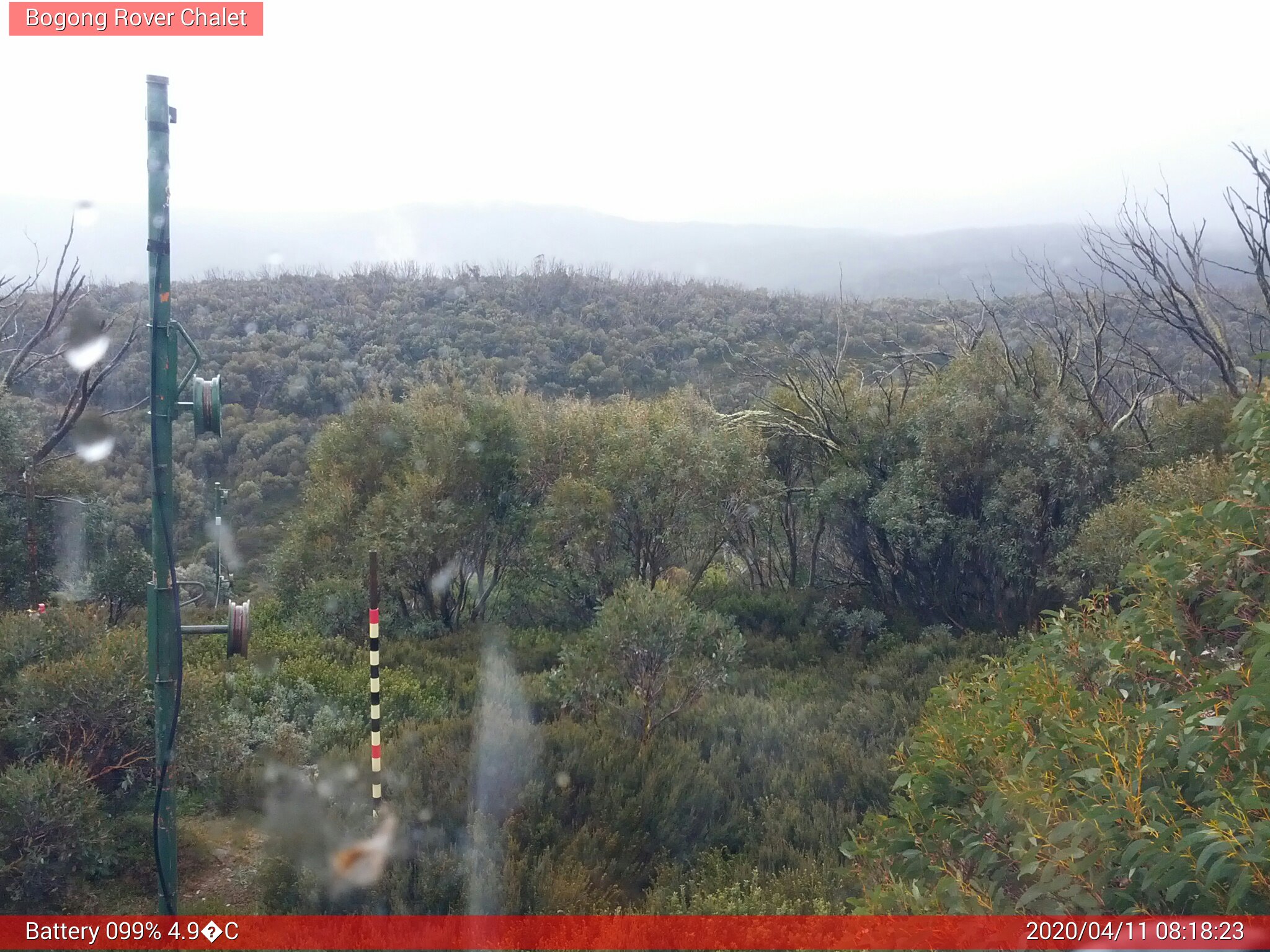 Bogong Web Cam 8:18am Saturday 11th of April 2020