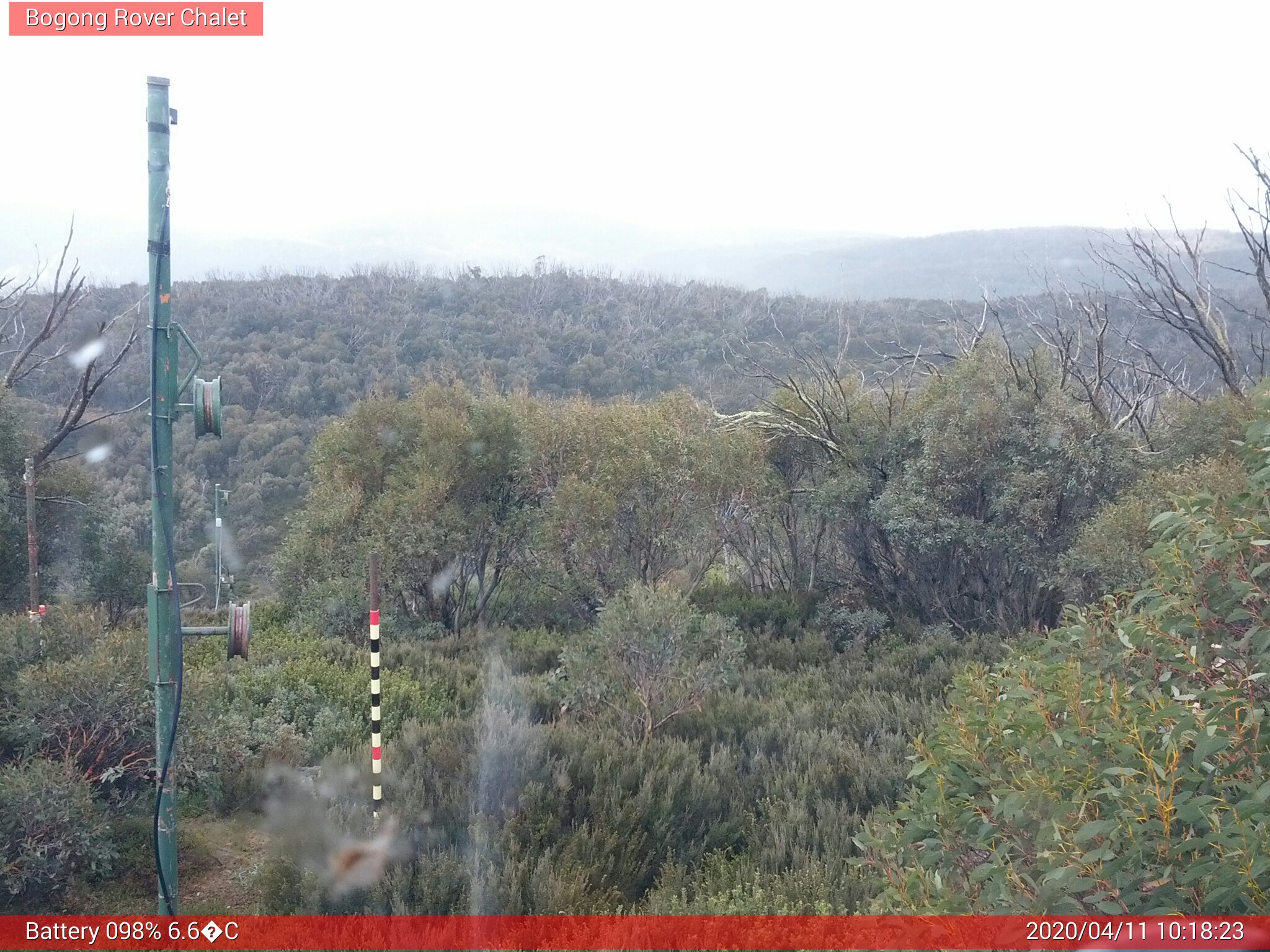 Bogong Web Cam 10:18am Saturday 11th of April 2020