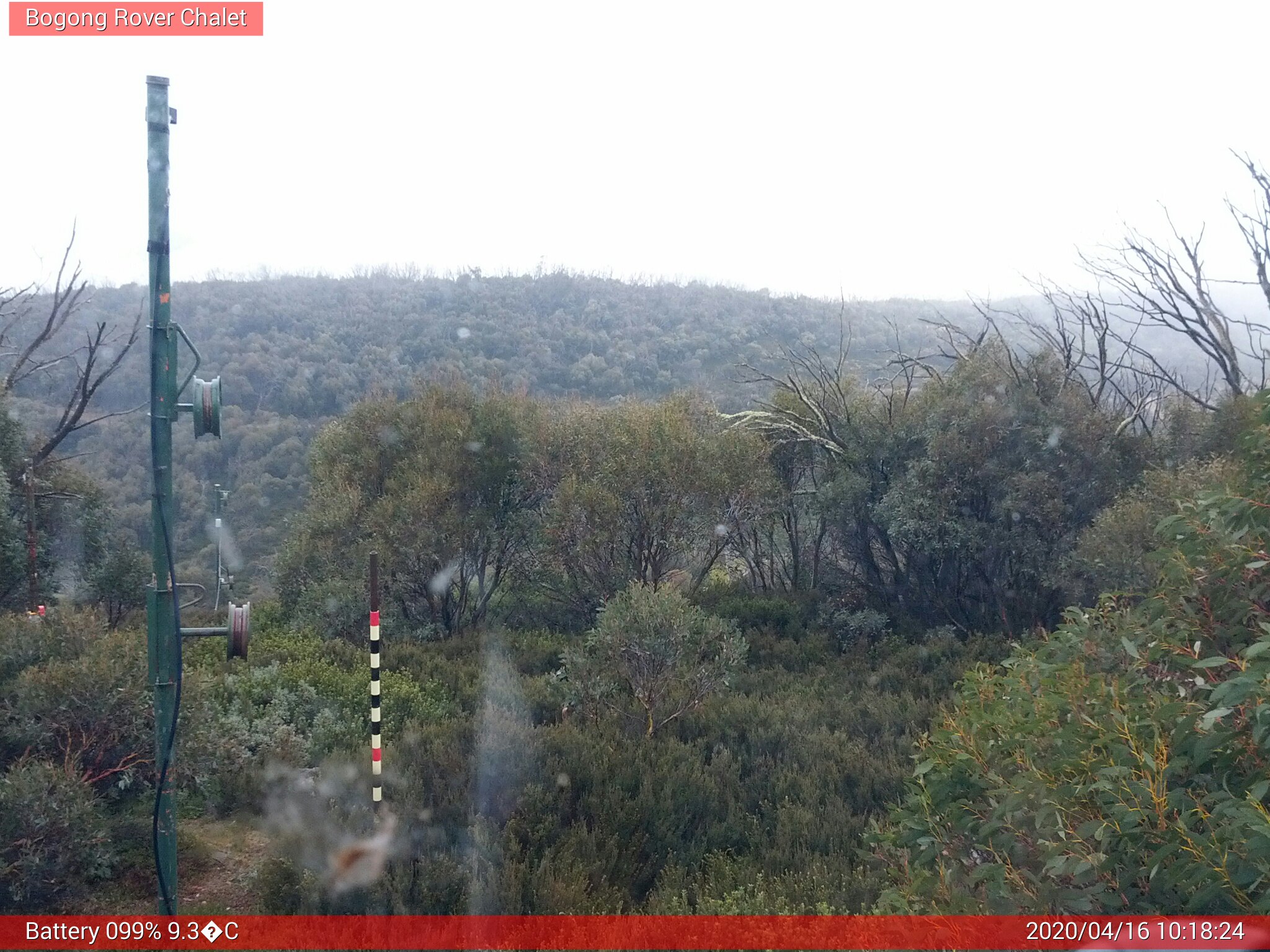 Bogong Web Cam 10:18am Thursday 16th of April 2020