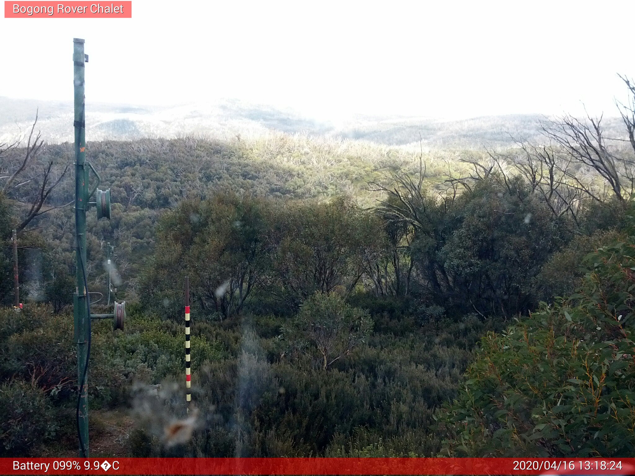 Bogong Web Cam 1:18pm Thursday 16th of April 2020