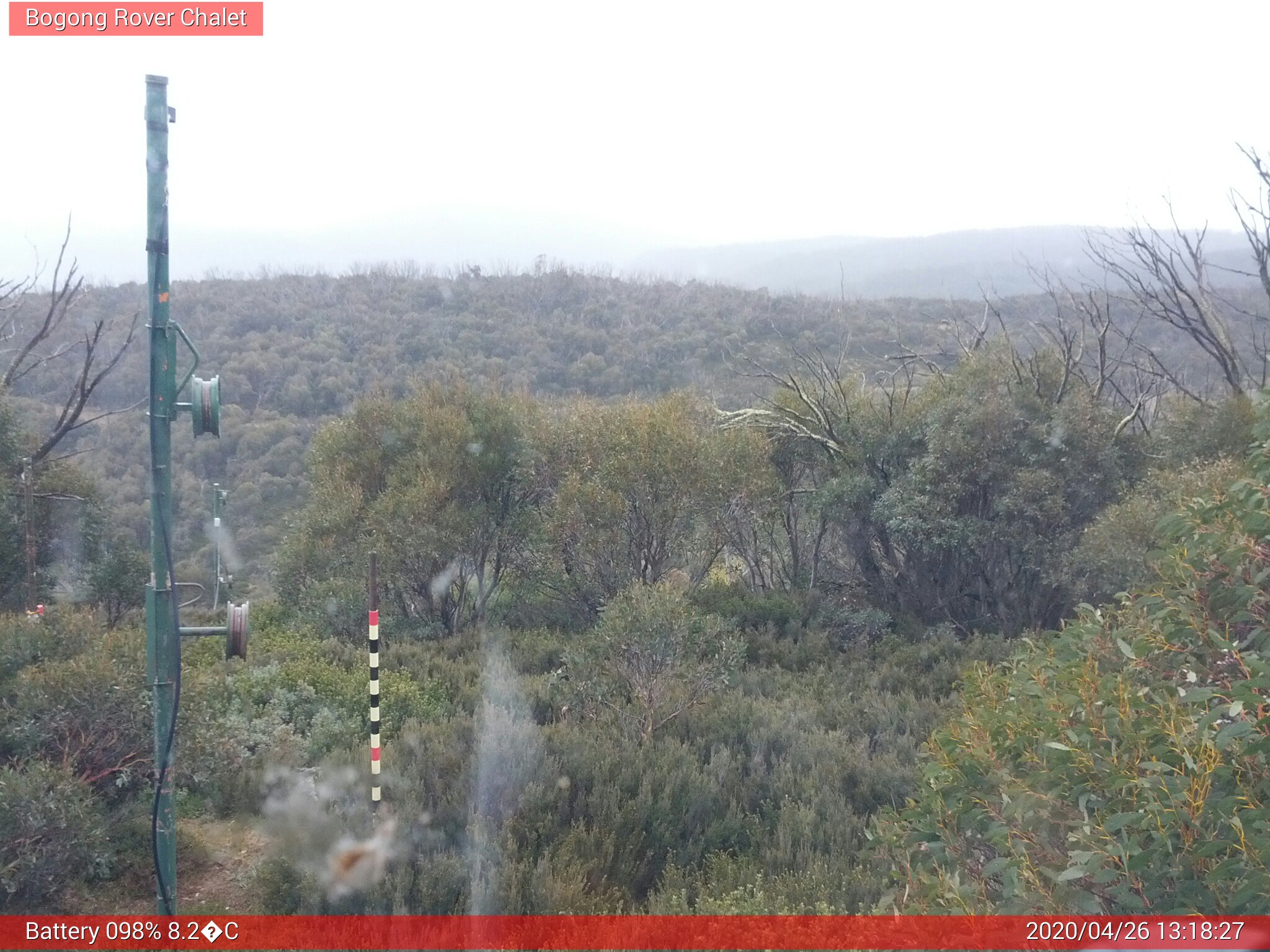 Bogong Web Cam 1:18pm Sunday 26th of April 2020