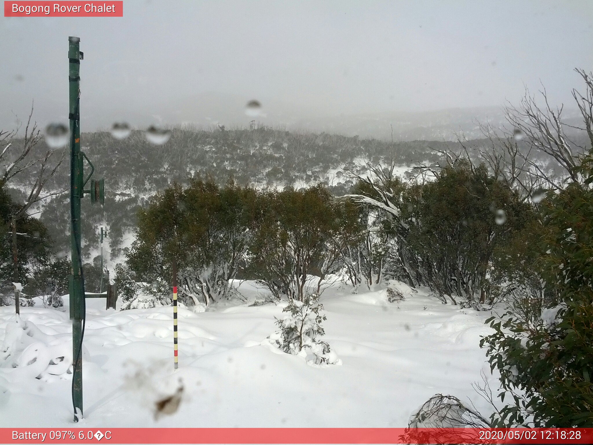 Bogong Web Cam 12:18pm Saturday 2nd of May 2020