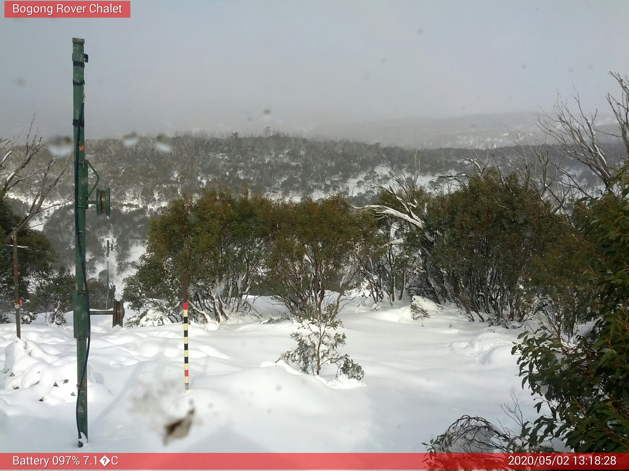 Bogong Web Cam 1:18pm Saturday 2nd of May 2020