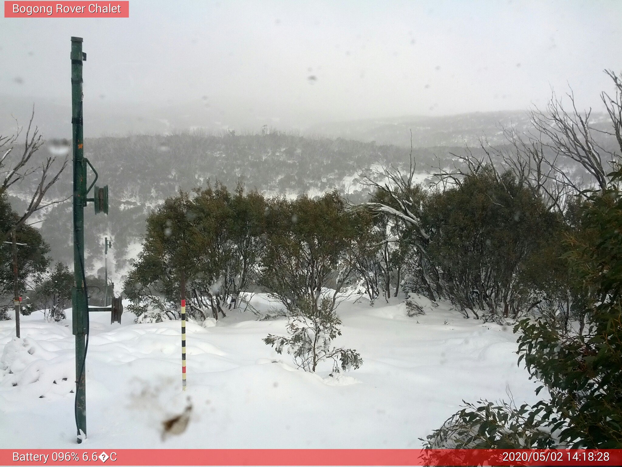 Bogong Web Cam 2:18pm Saturday 2nd of May 2020