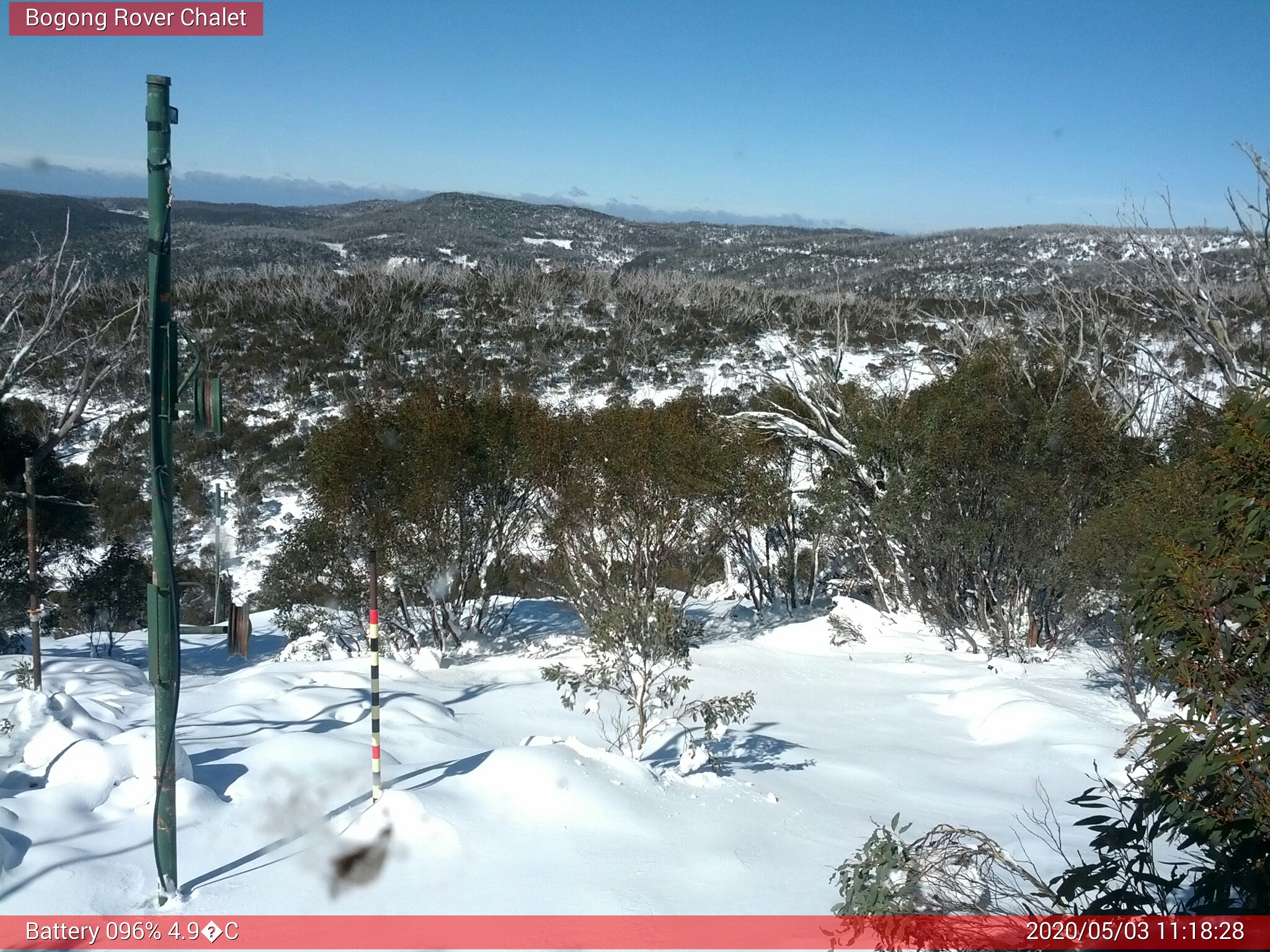 Bogong Web Cam 11:18am Sunday 3rd of May 2020