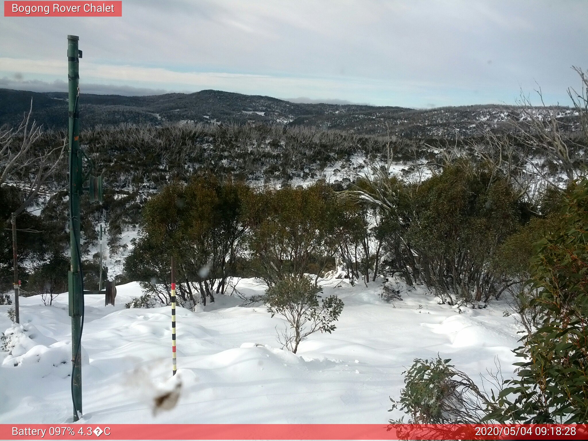 Bogong Web Cam 9:18am Monday 4th of May 2020