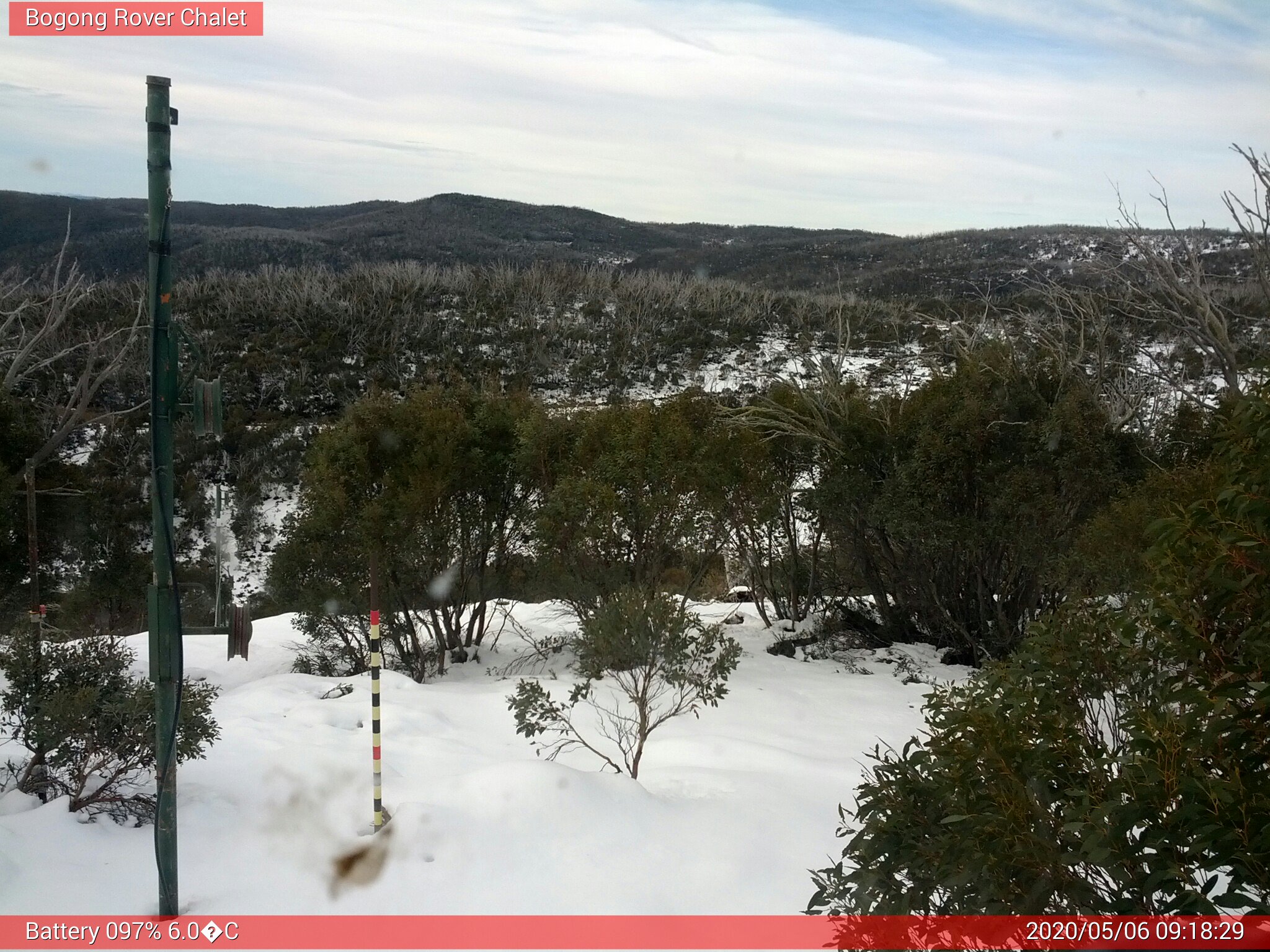 Bogong Web Cam 9:18am Wednesday 6th of May 2020