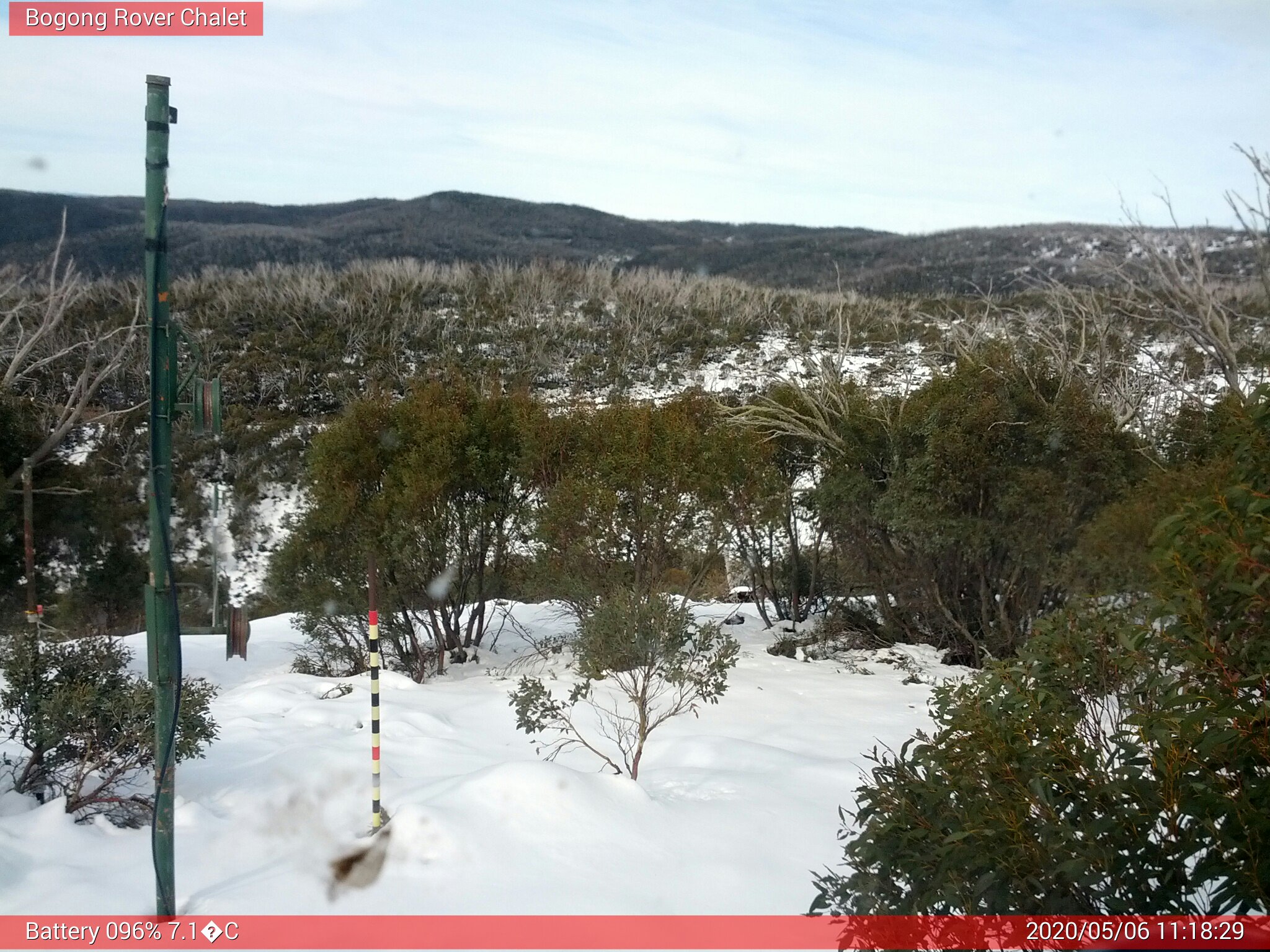 Bogong Web Cam 11:18am Wednesday 6th of May 2020