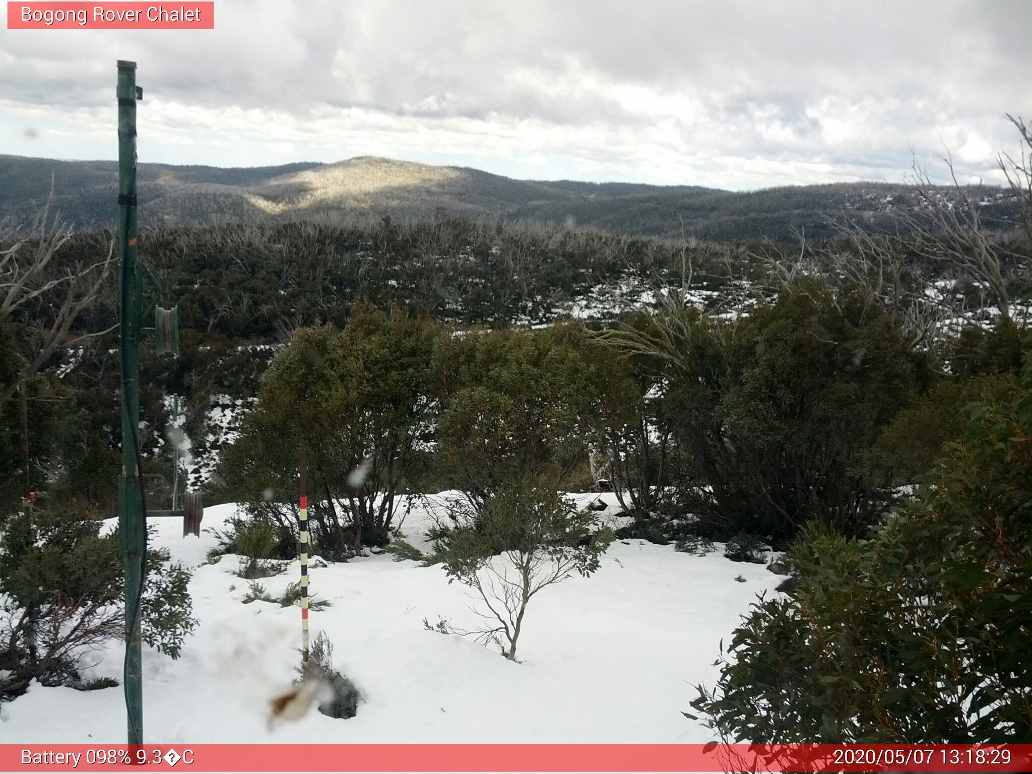 Bogong Web Cam 1:18pm Thursday 7th of May 2020