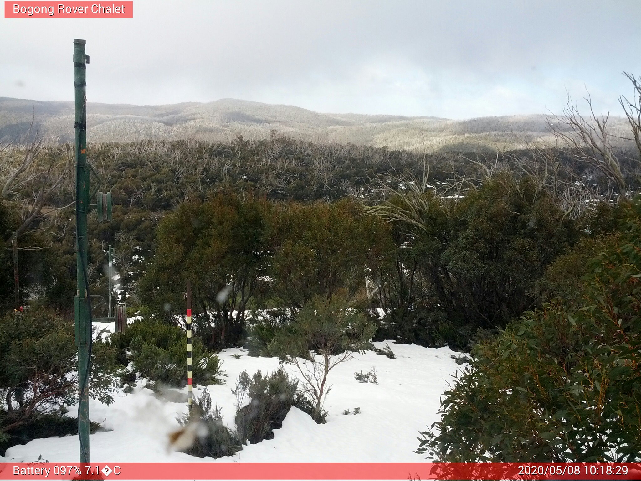 Bogong Web Cam 10:18am Friday 8th of May 2020