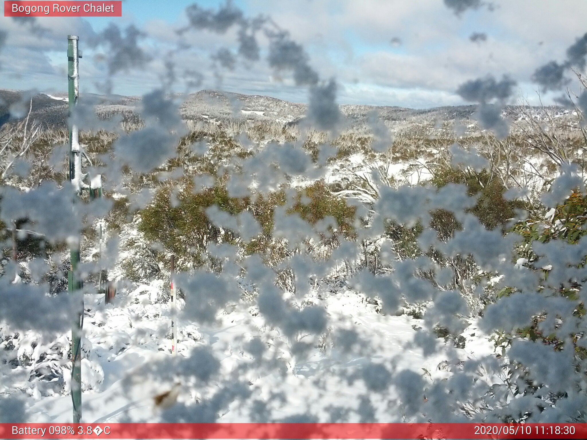 Bogong Web Cam 11:18am Sunday 10th of May 2020