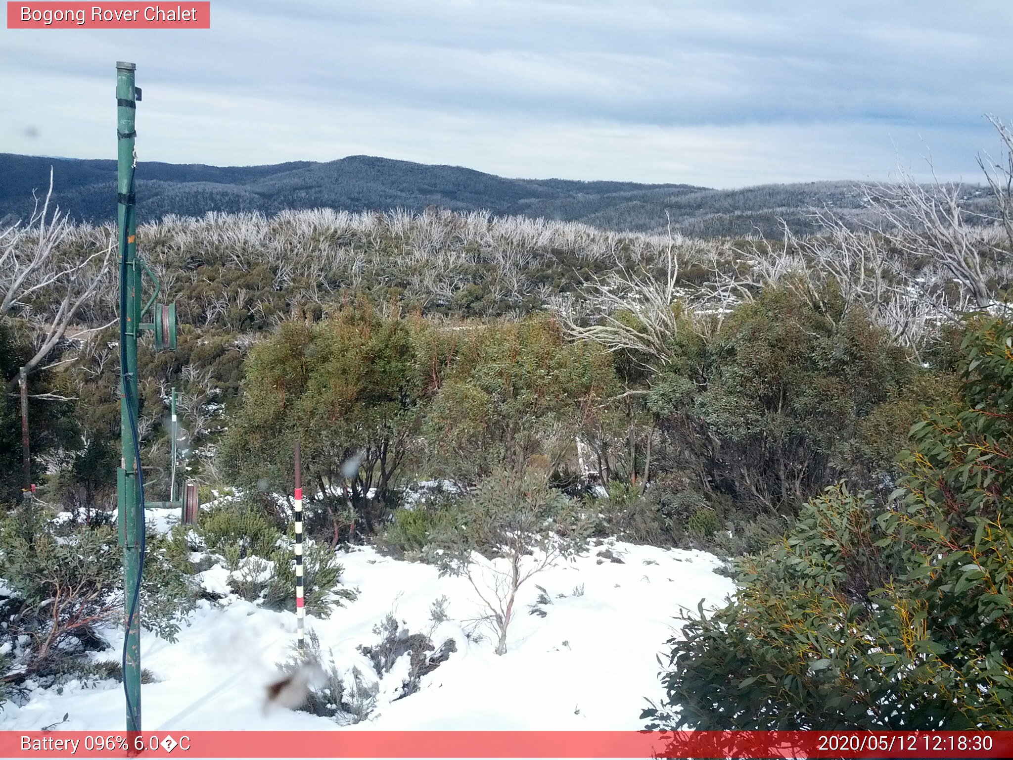 Bogong Web Cam 12:18pm Tuesday 12th of May 2020