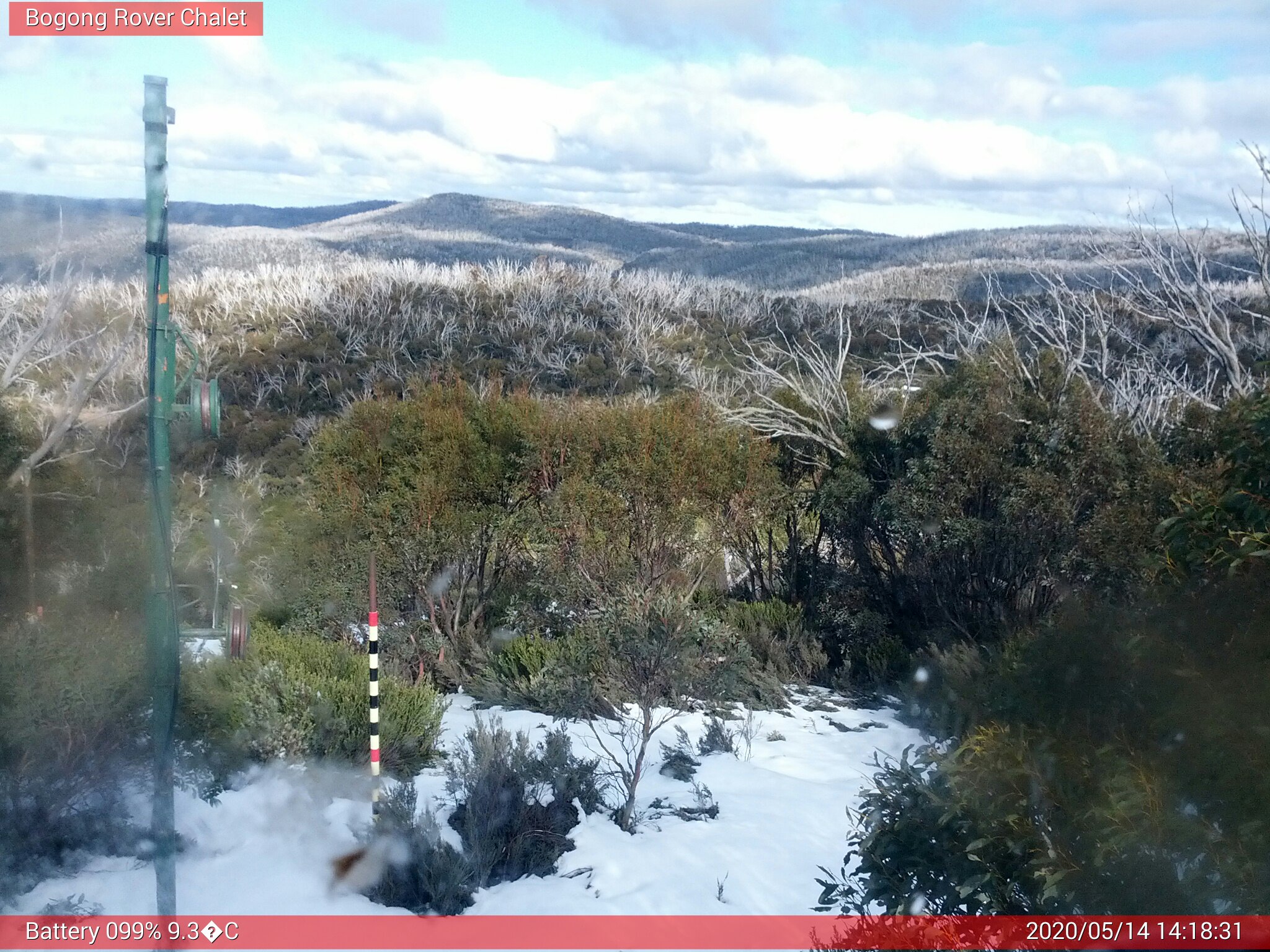 Bogong Web Cam 2:18pm Thursday 14th of May 2020