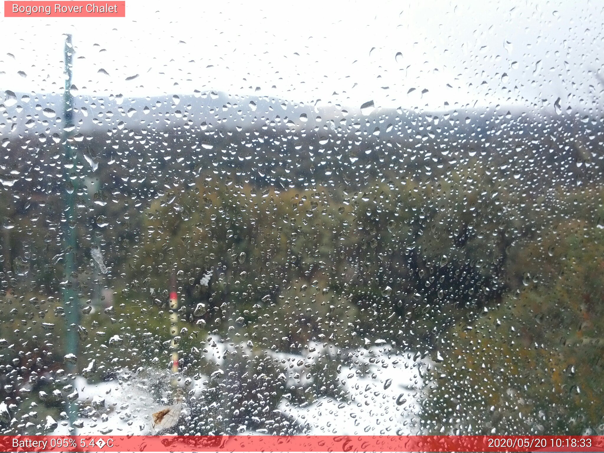 Bogong Web Cam 10:18am Wednesday 20th of May 2020