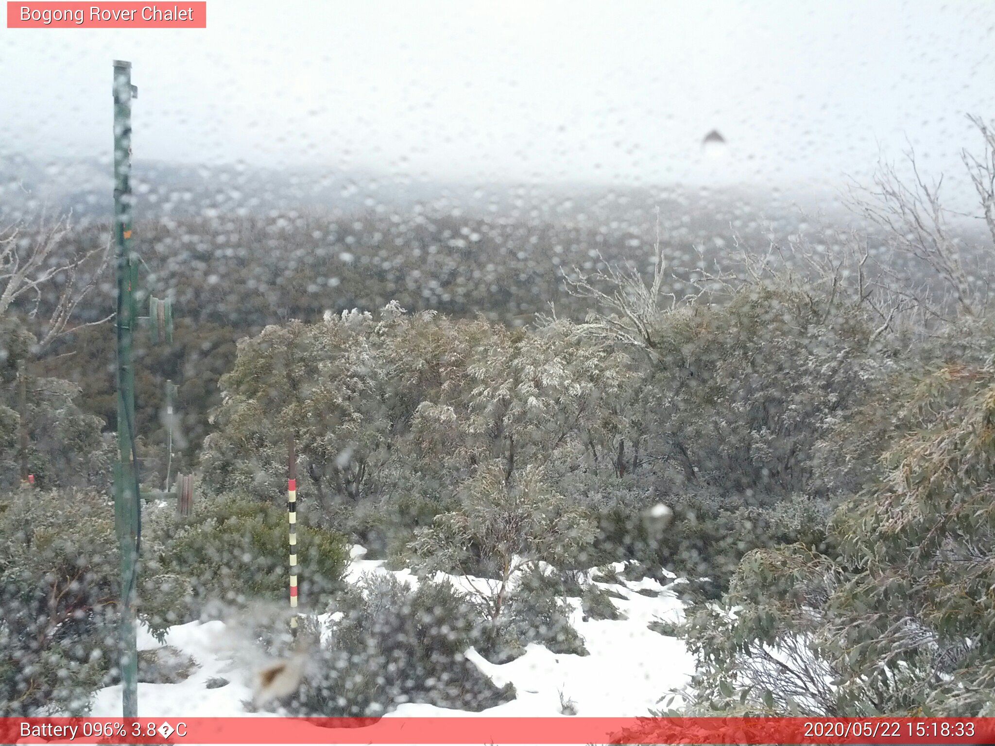 Bogong Web Cam 3:18pm Friday 22nd of May 2020