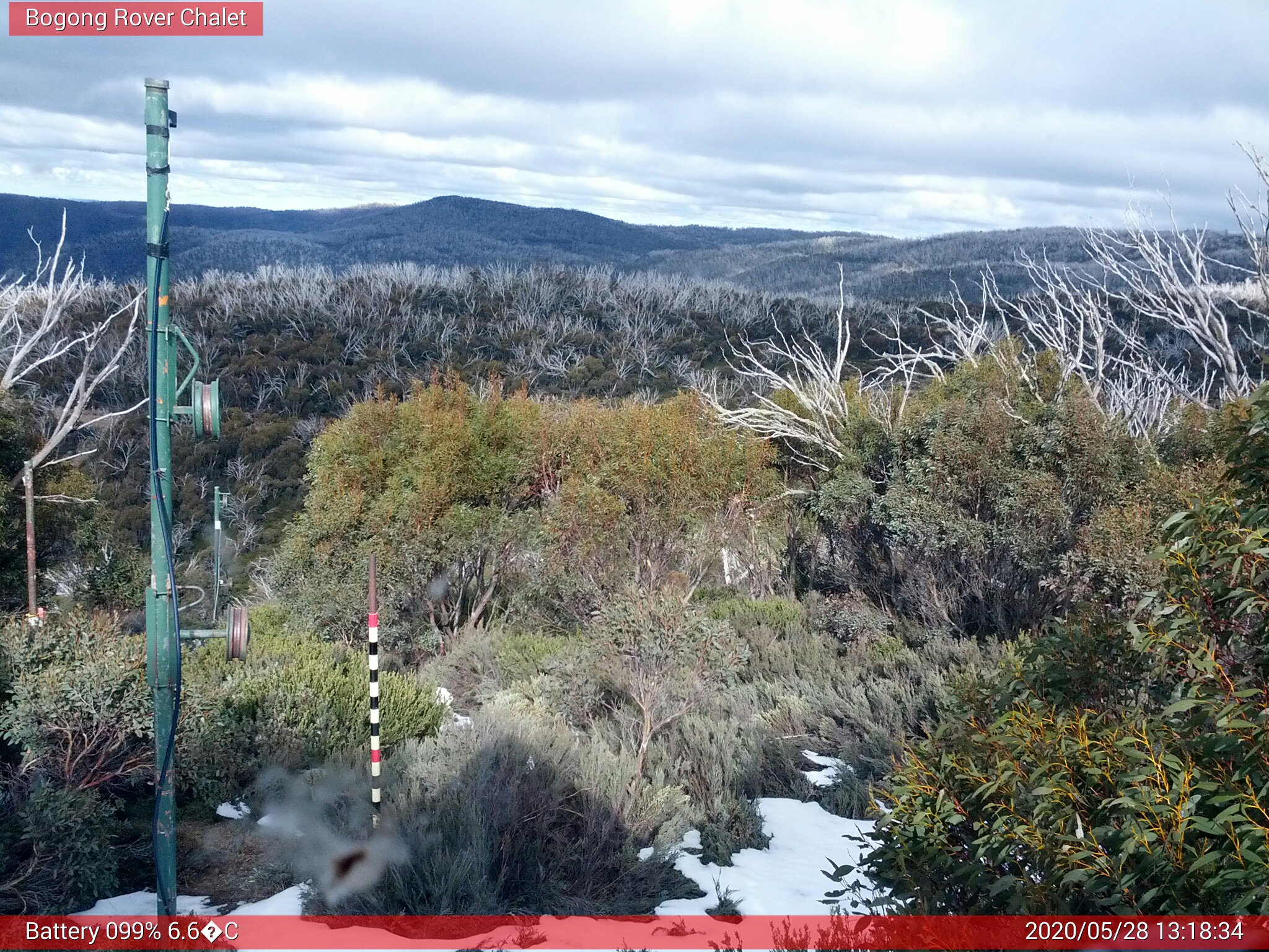 Bogong Web Cam 1:18pm Thursday 28th of May 2020