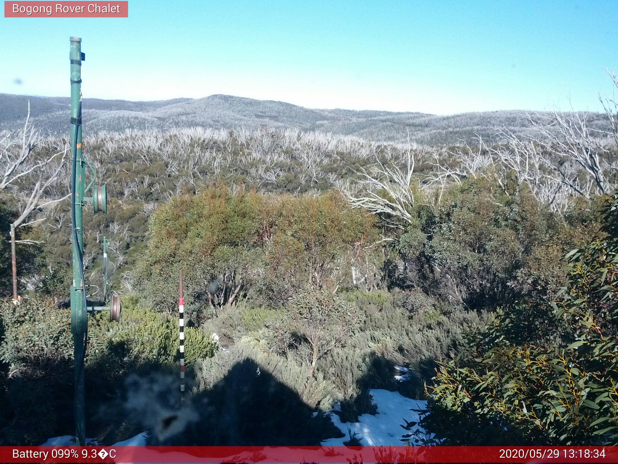 Bogong Web Cam 1:18pm Friday 29th of May 2020