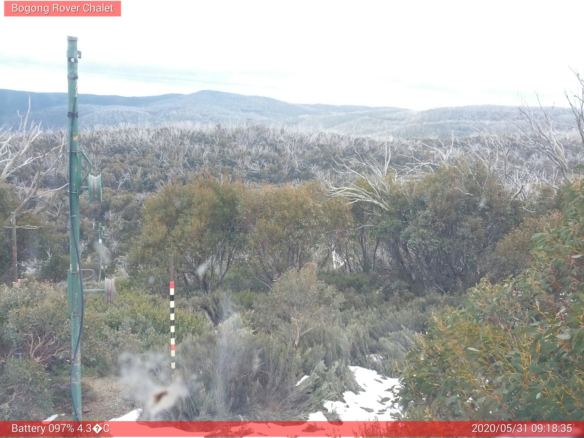 Bogong Web Cam 9:18am Sunday 31st of May 2020