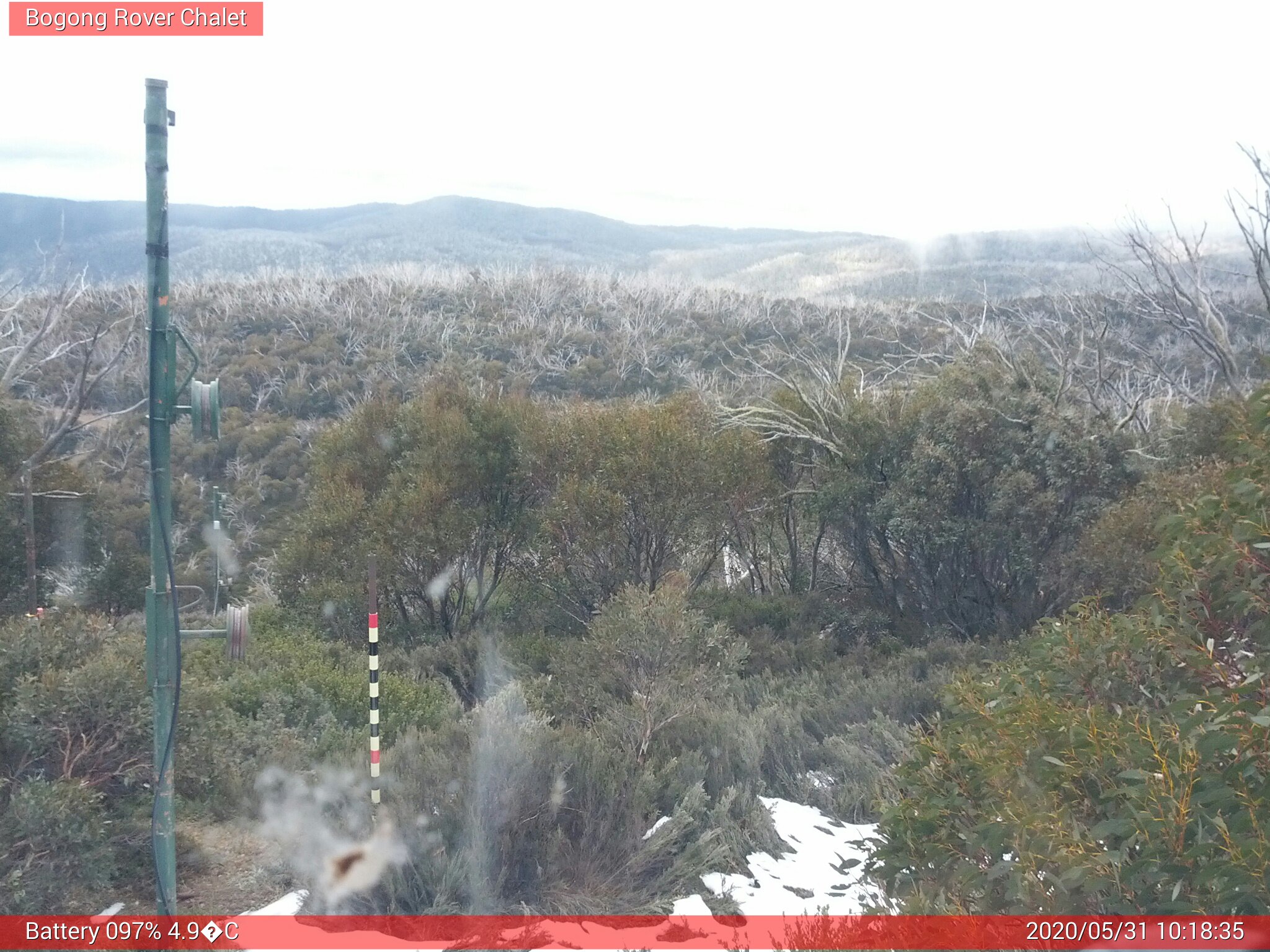 Bogong Web Cam 10:18am Sunday 31st of May 2020