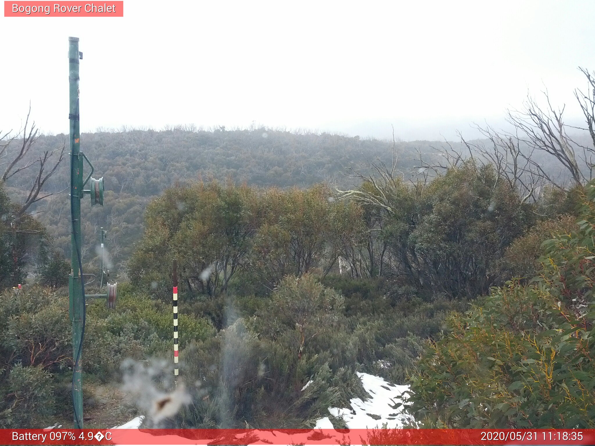 Bogong Web Cam 11:18am Sunday 31st of May 2020