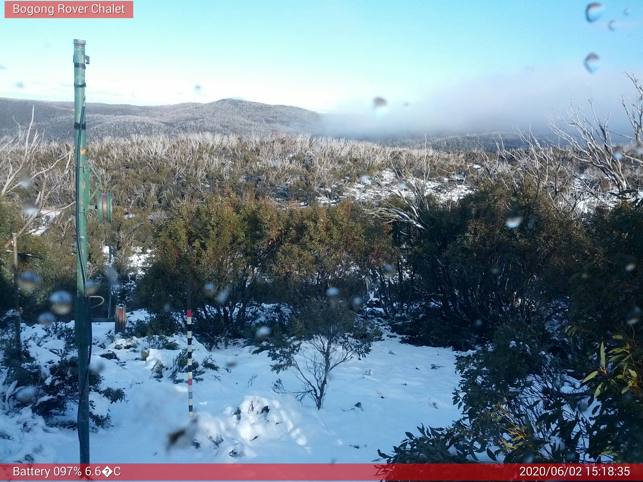 Bogong Web Cam 3:18pm Tuesday 2nd of June 2020