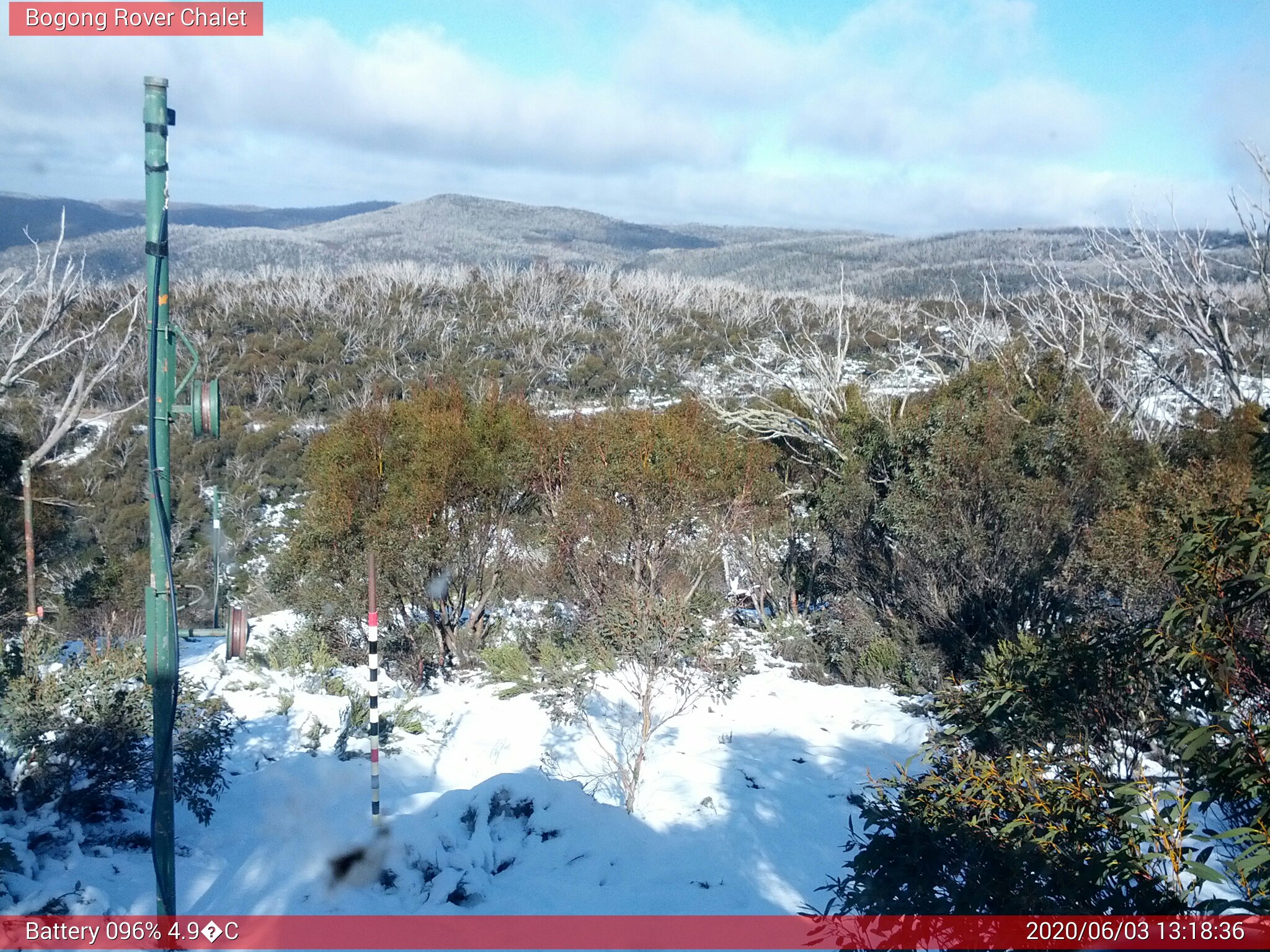 Bogong Web Cam 1:18pm Wednesday 3rd of June 2020