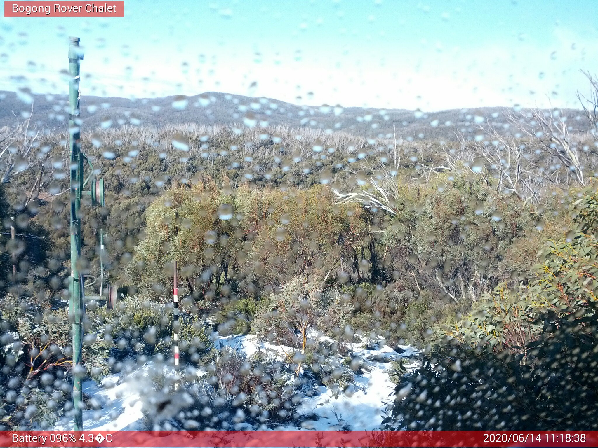 Bogong Web Cam 11:18am Sunday 14th of June 2020