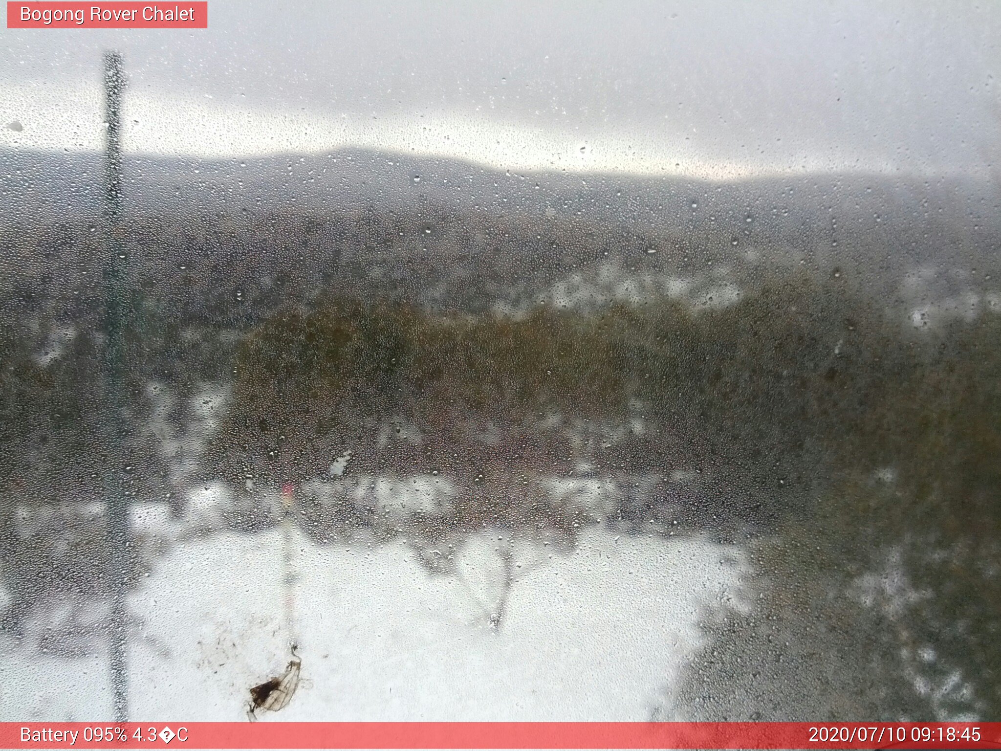 Bogong Web Cam 9:18am Friday 10th of July 2020