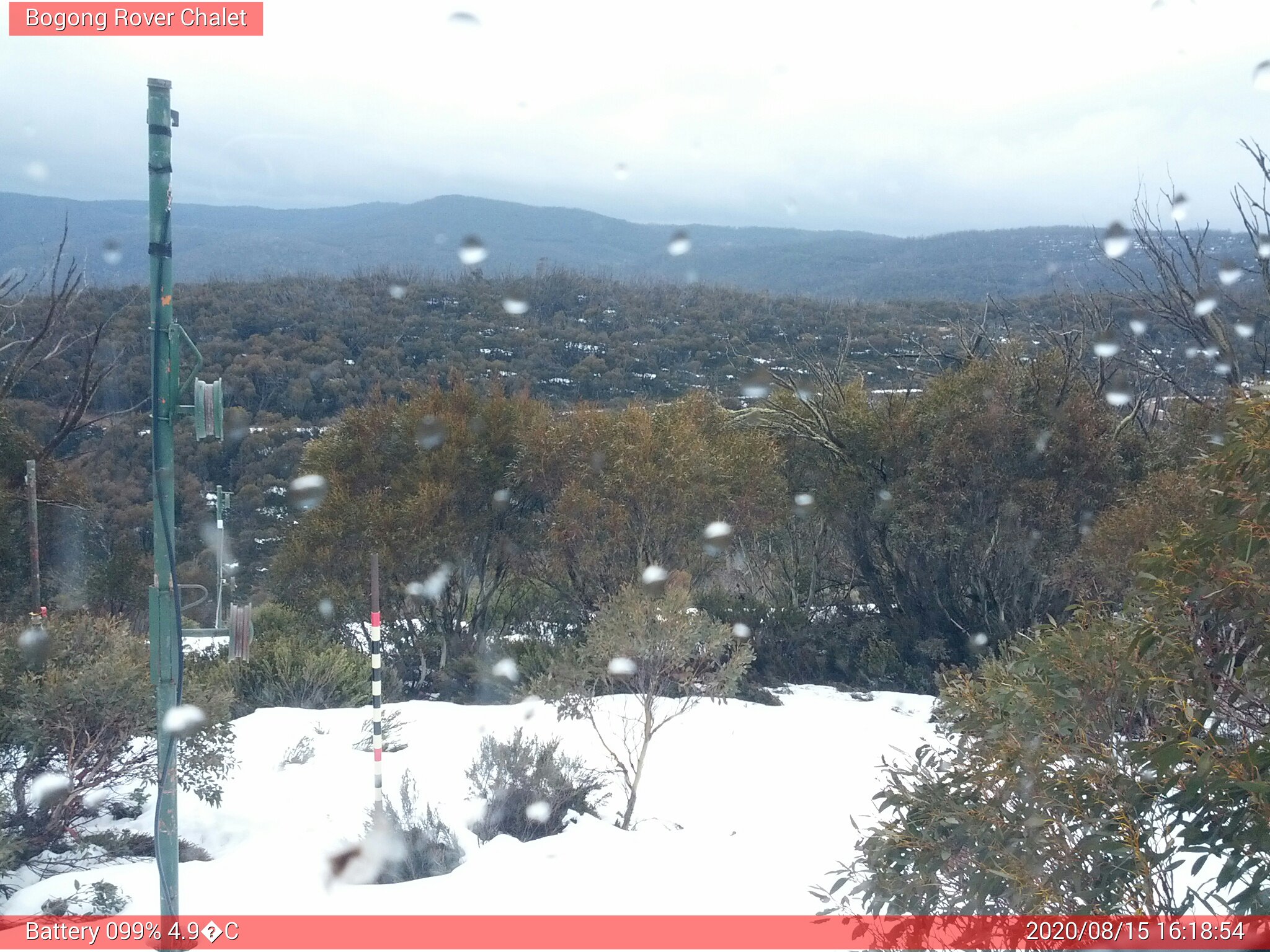 Bogong Web Cam 4:18pm Saturday 15th of August 2020