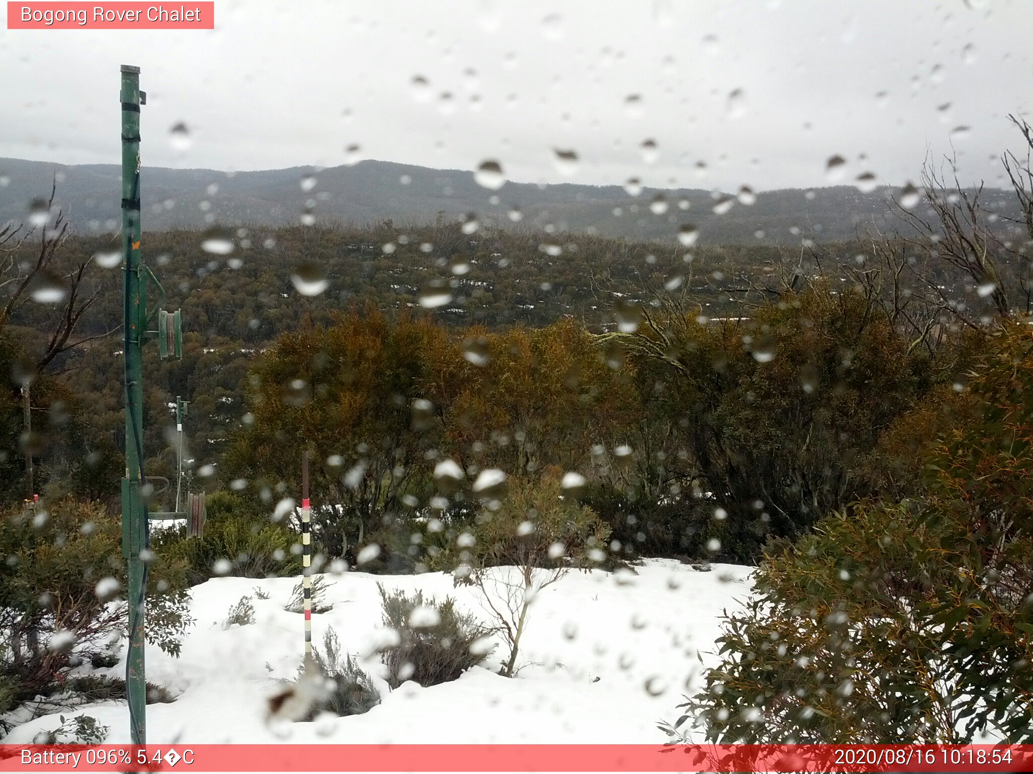 Bogong Web Cam 10:18am Sunday 16th of August 2020