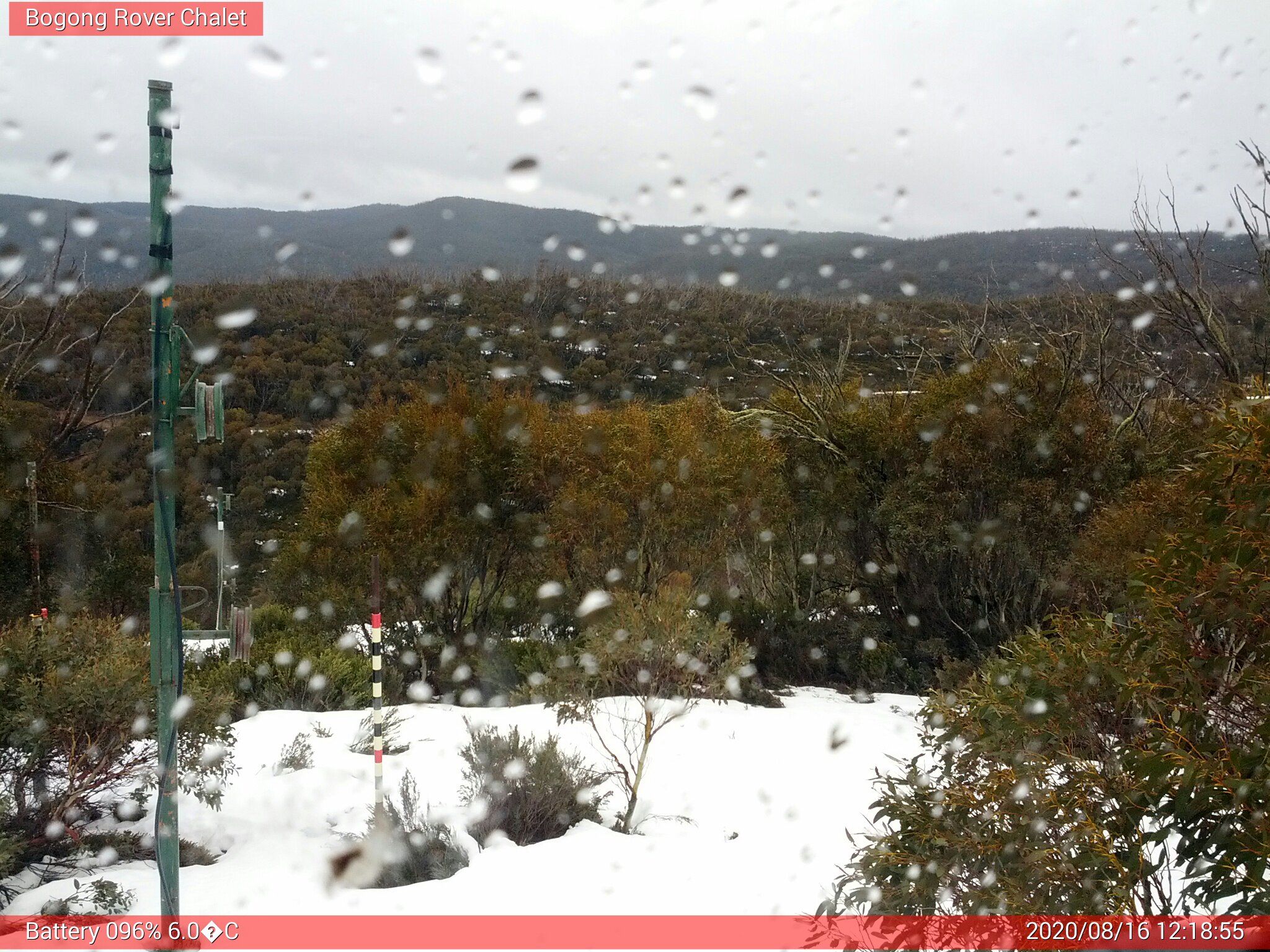 Bogong Web Cam 12:18pm Sunday 16th of August 2020