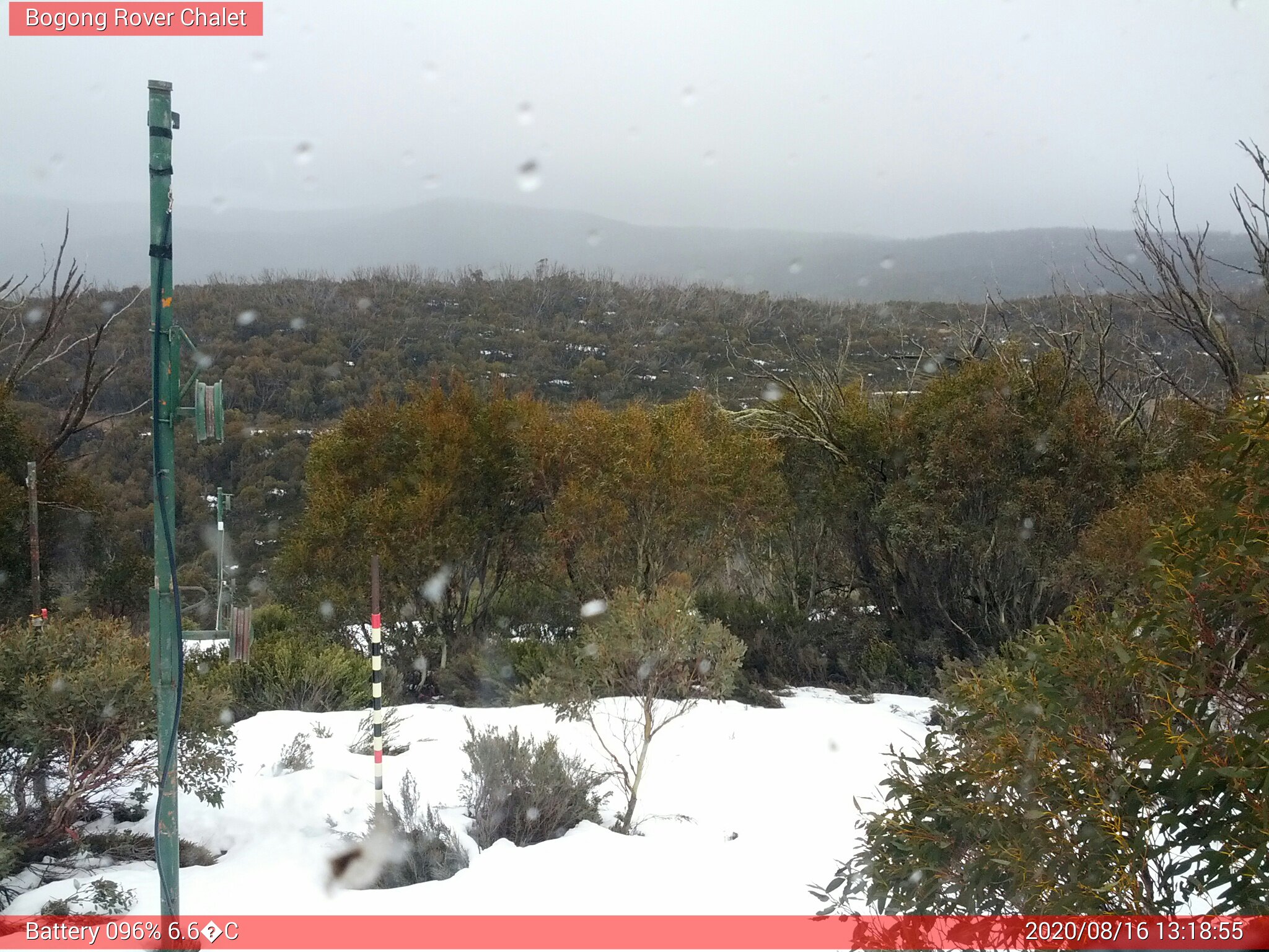 Bogong Web Cam 1:18pm Sunday 16th of August 2020