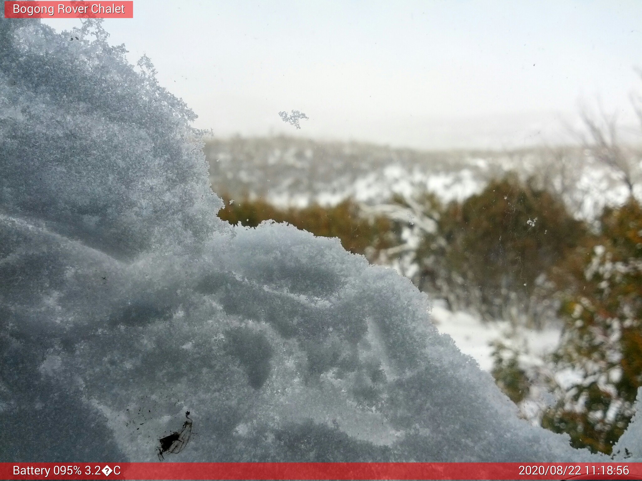 Bogong Web Cam 11:18am Saturday 22nd of August 2020