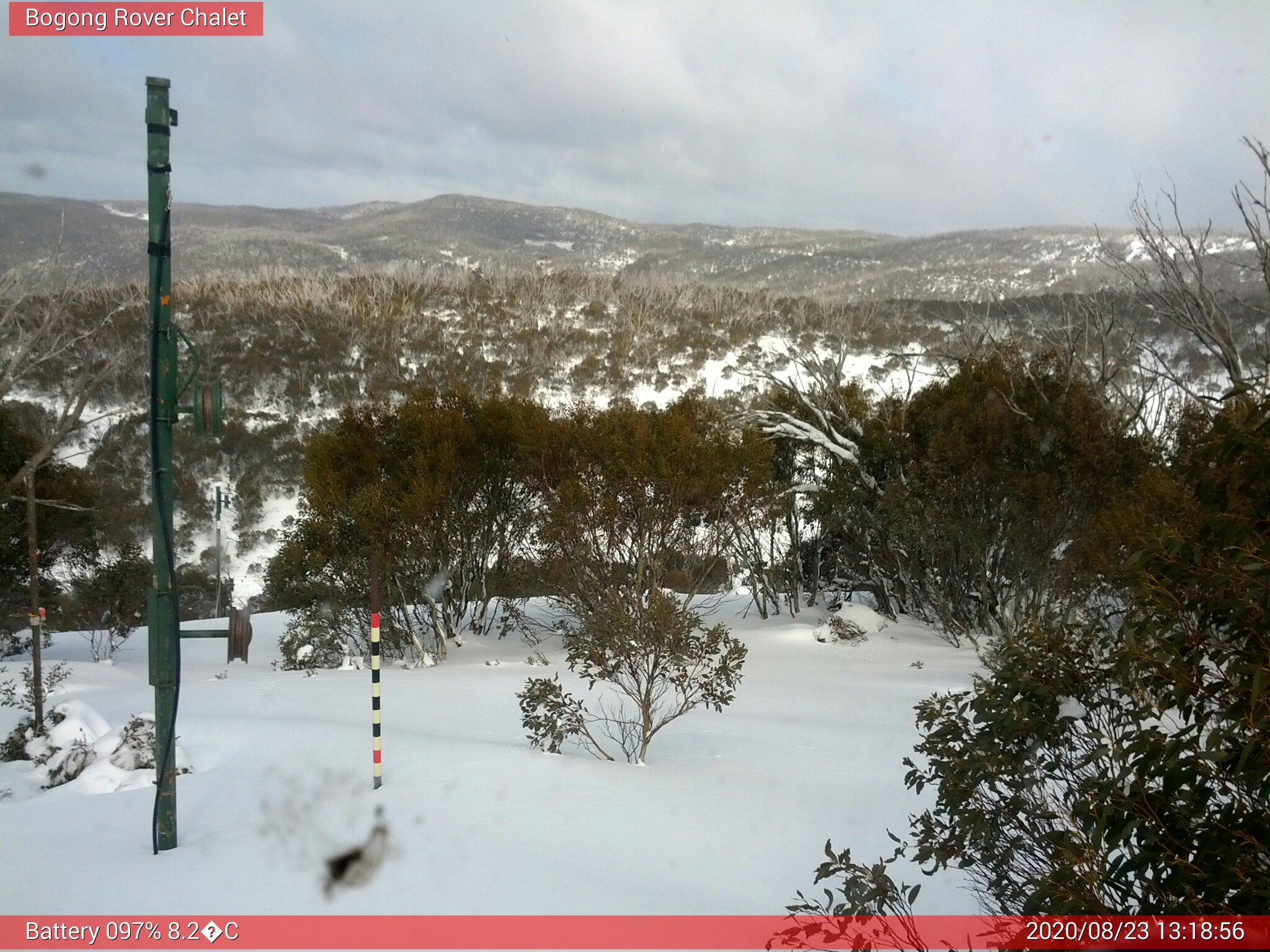 Bogong Web Cam 1:18pm Sunday 23rd of August 2020