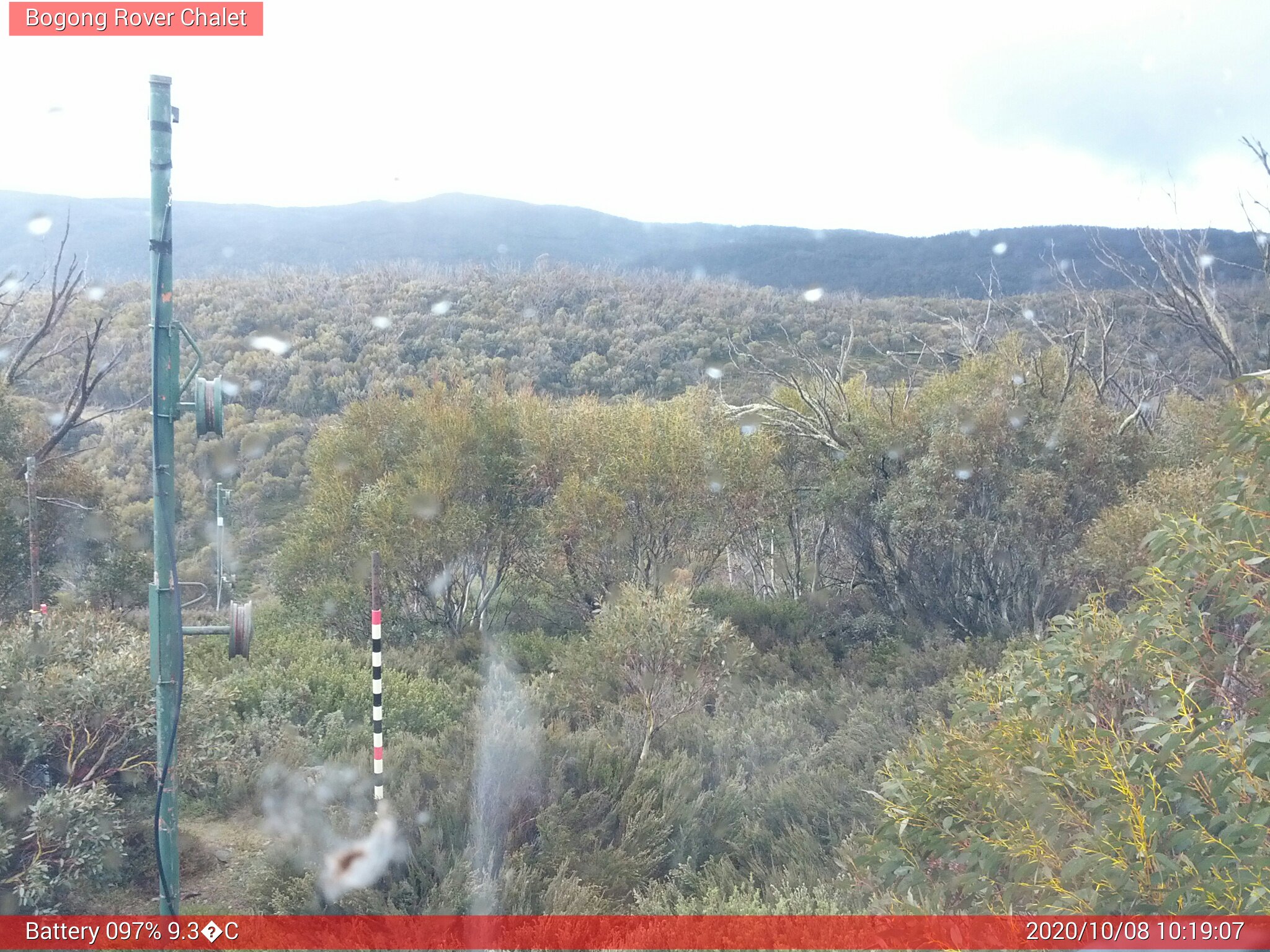 Bogong Web Cam 10:19am Thursday 8th of October 2020