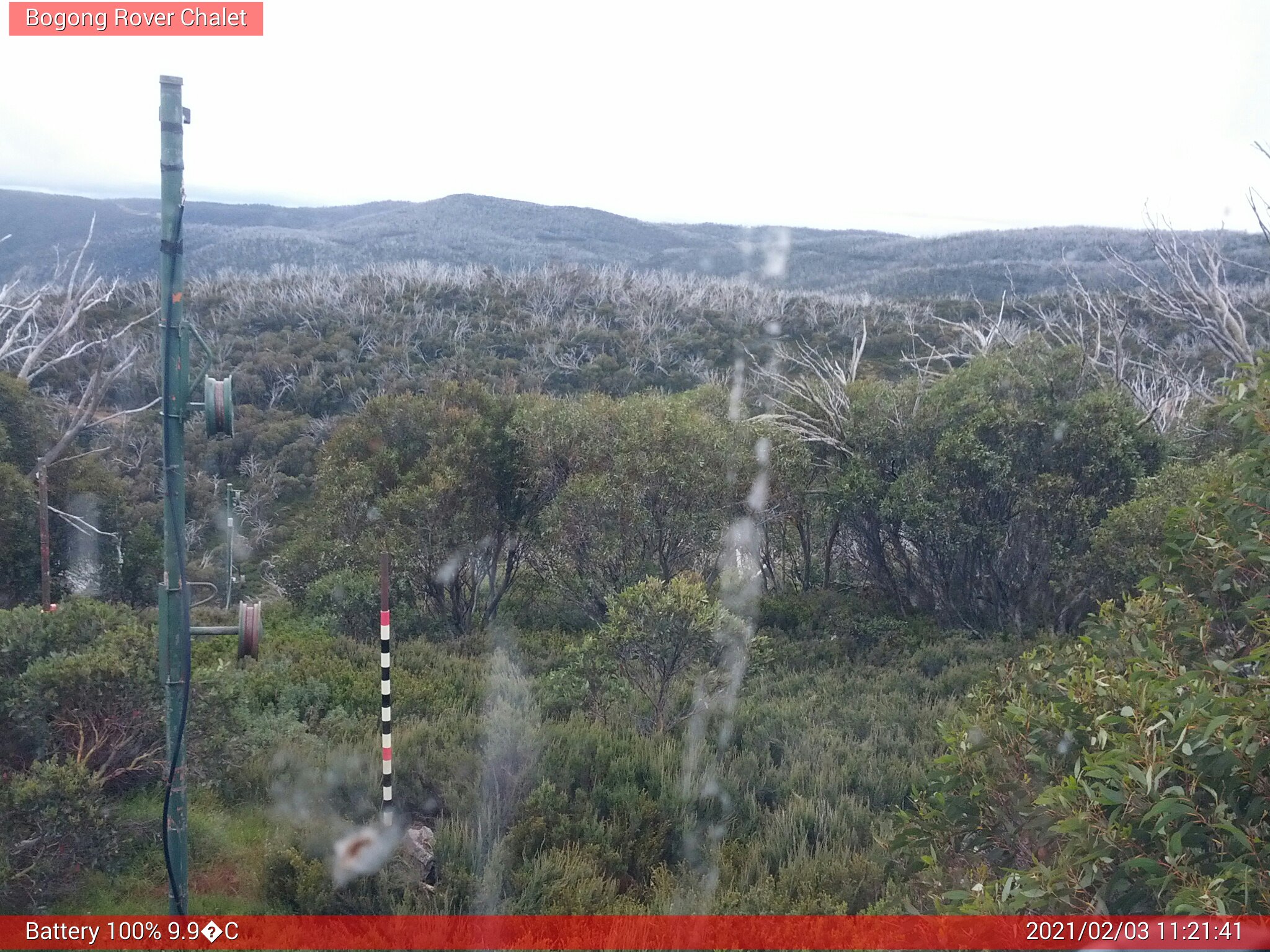 Bogong Web Cam 11:21am Wednesday 3rd of February 2021