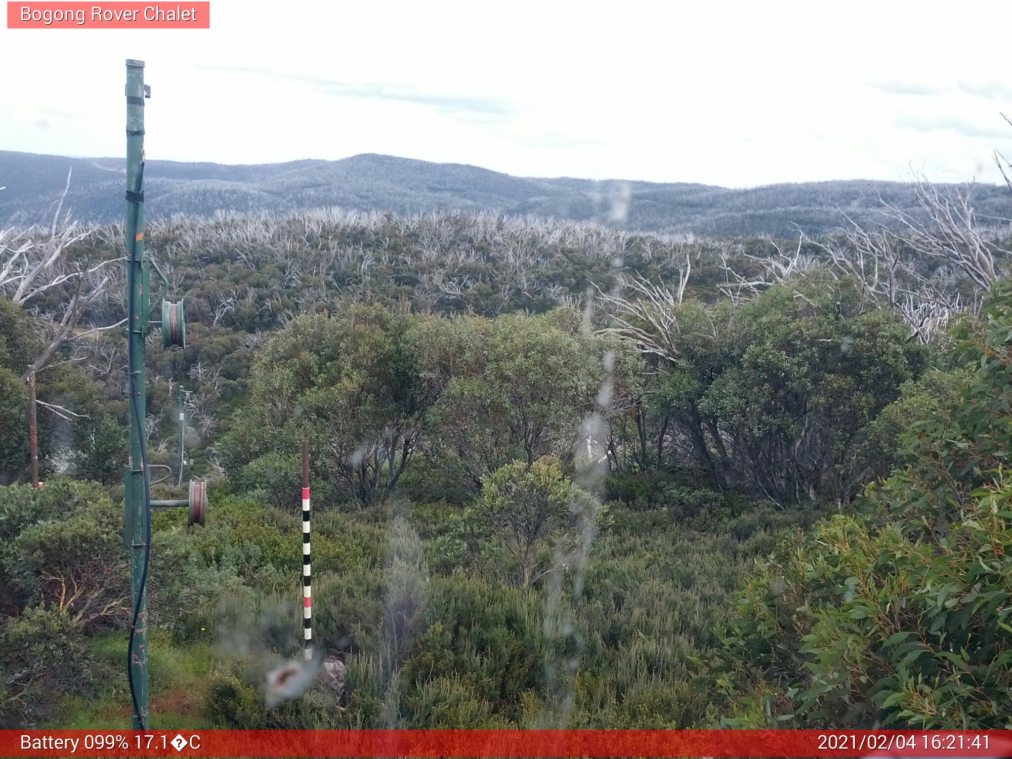 Bogong Web Cam 4:21pm Thursday 4th of February 2021