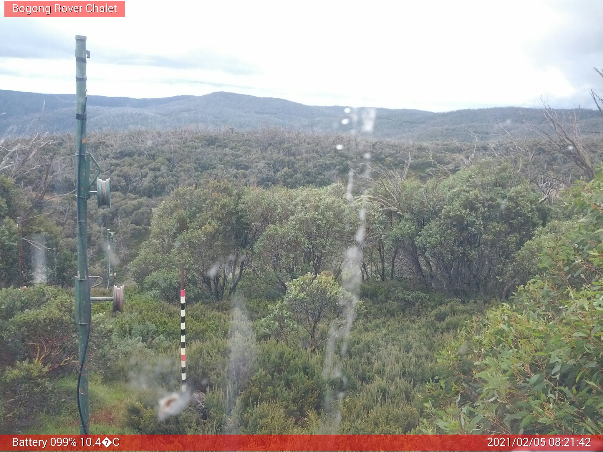 Bogong Web Cam 8:21am Friday 5th of February 2021